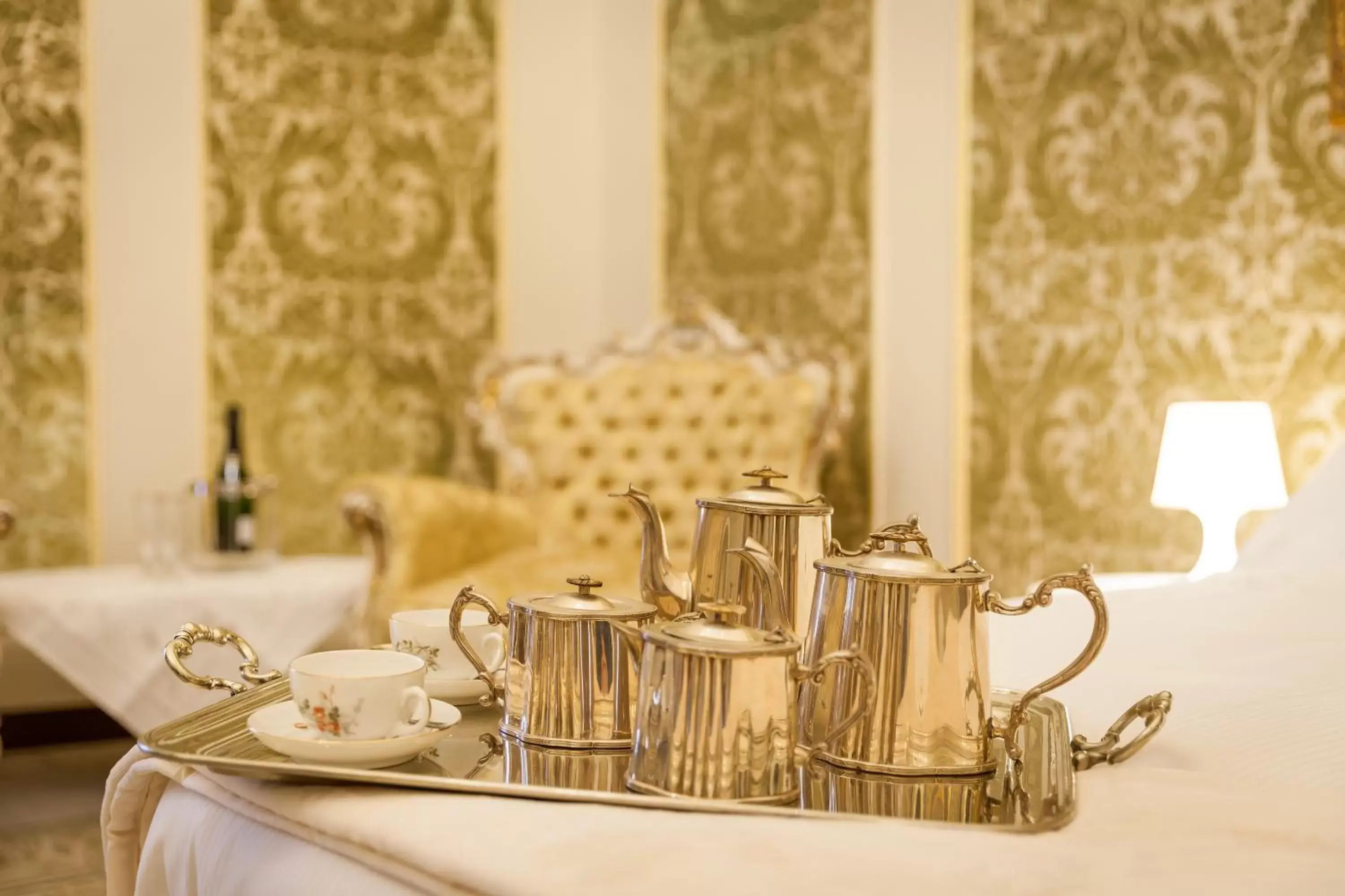 Decorative detail, Coffee/Tea Facilities in Palazzo Montalbano