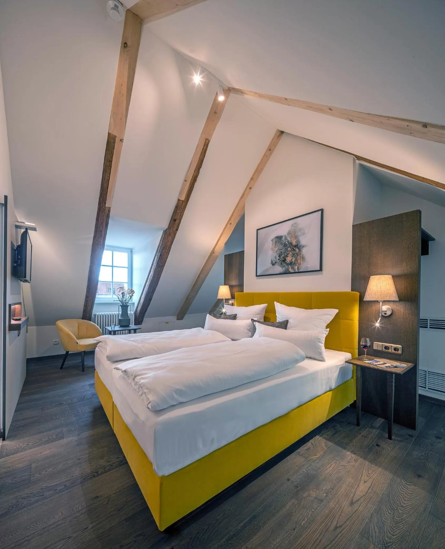 Bed in Altstadthotel der Patrizier