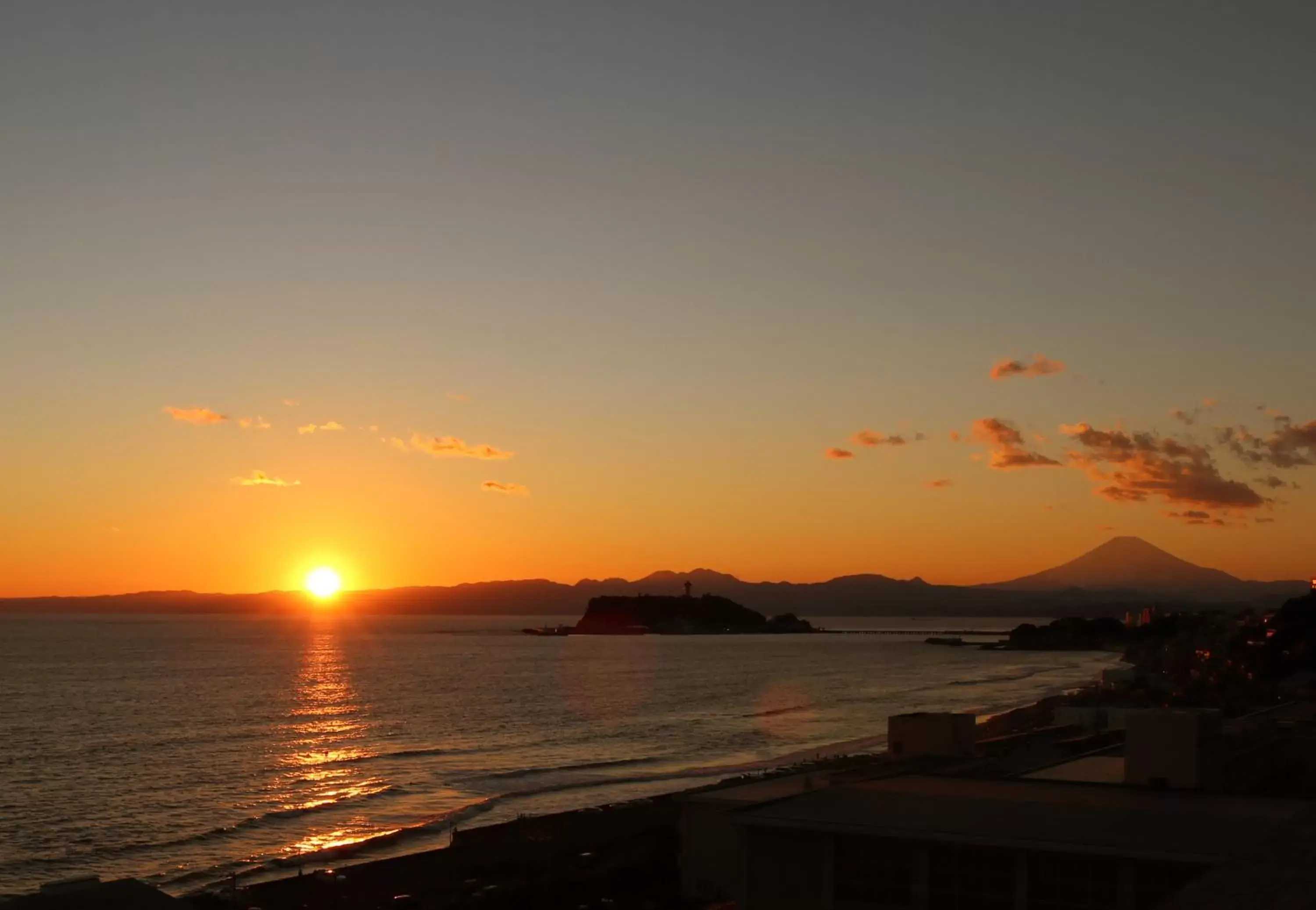 Natural landscape, Sunrise/Sunset in Kamakura Prince Hotel