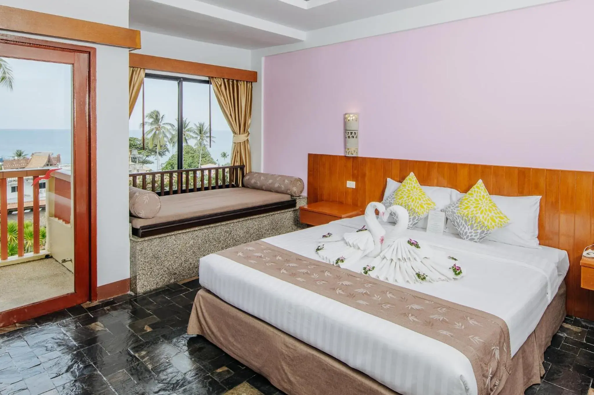 Bed in Karona Resort & Spa - SHA Extra Plus Bed in Karona Resort & Spa - SHA Extra Plus