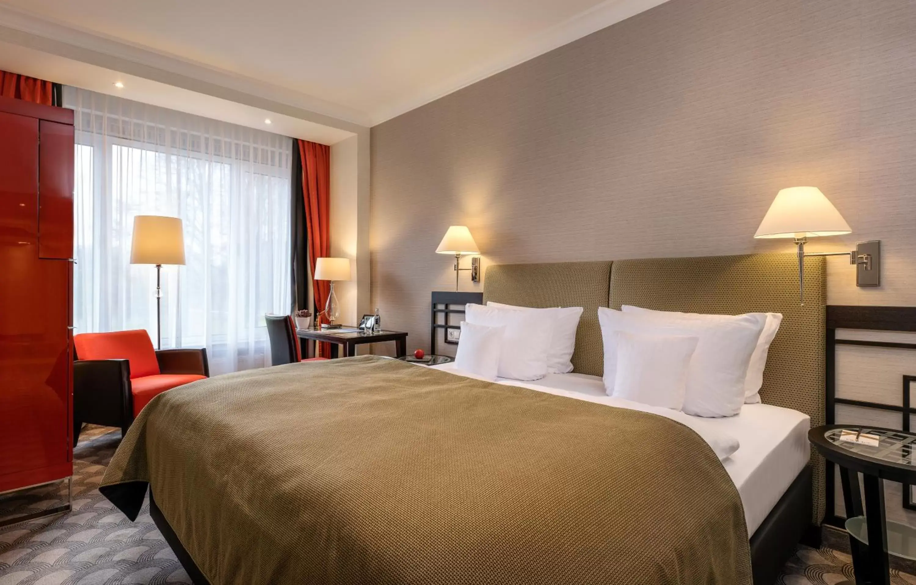 Bed in Parkhotel Bremen – ein Mitglied der Hommage Luxury Hotels Collection