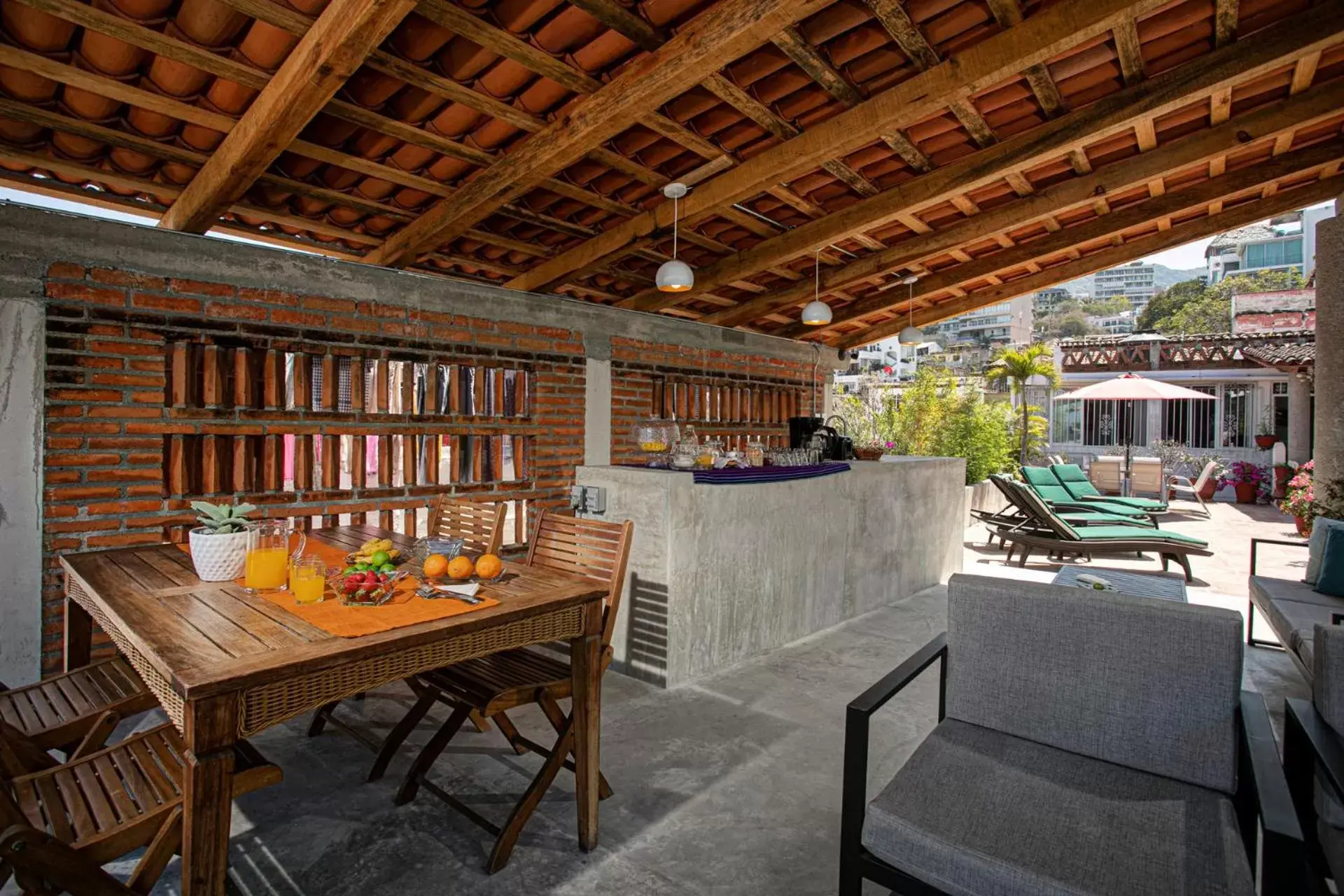 Balcony/Terrace in Casitas Miramar Puerto Vallarta Malecón