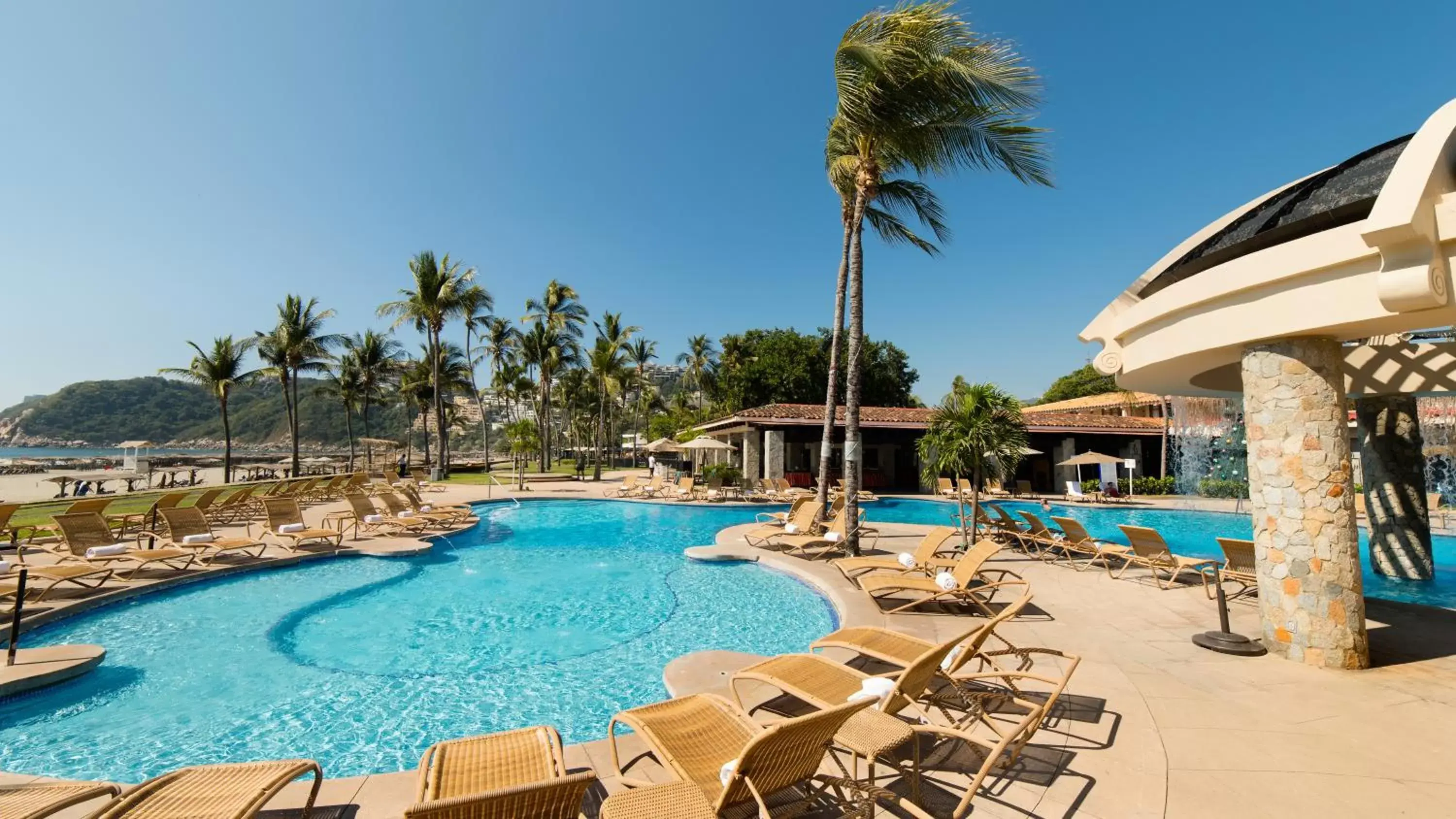 Swimming Pool in Pierre Mundo Imperial Riviera Diamante Acapulco