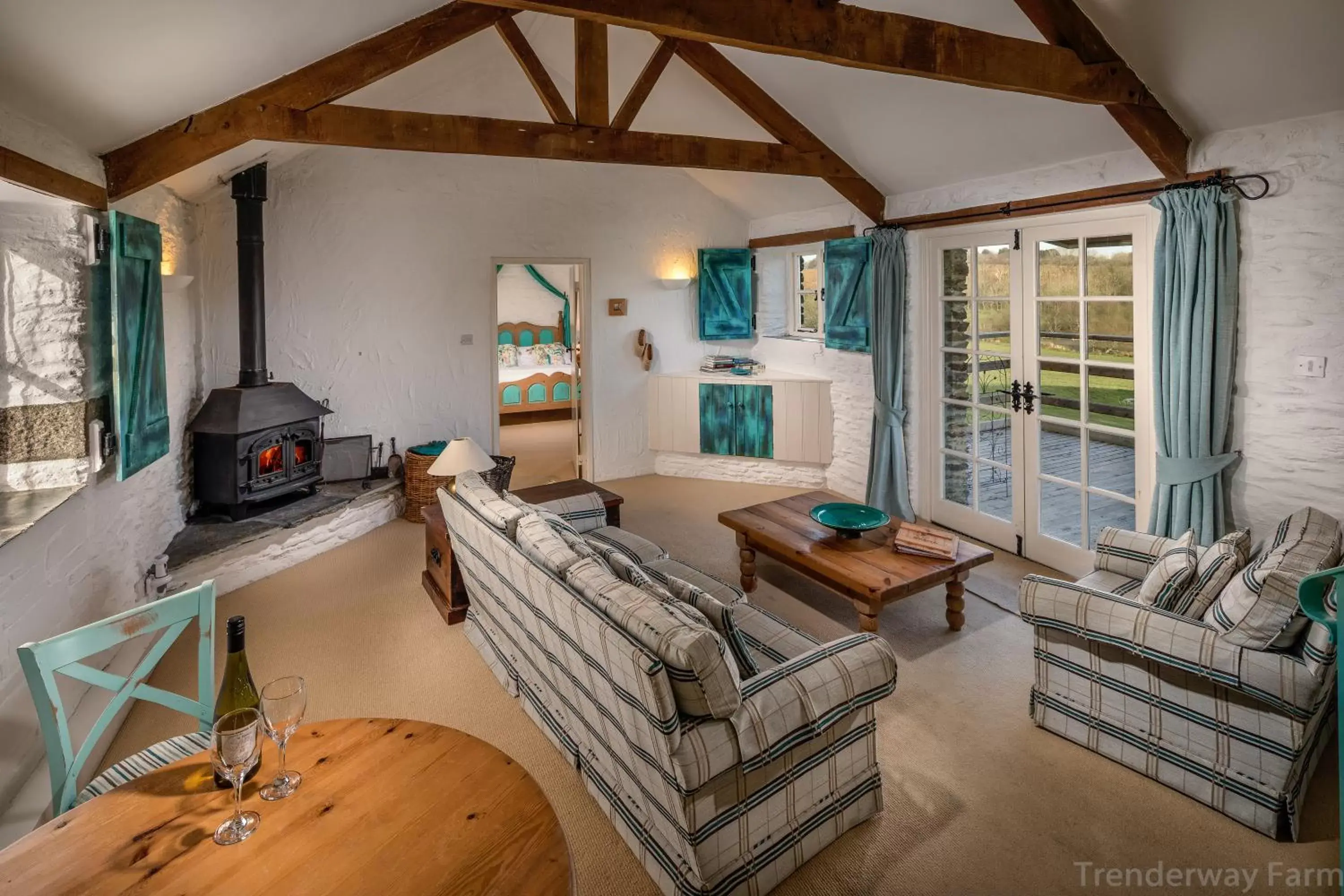 Balcony/Terrace, Seating Area in Trenderway Farm