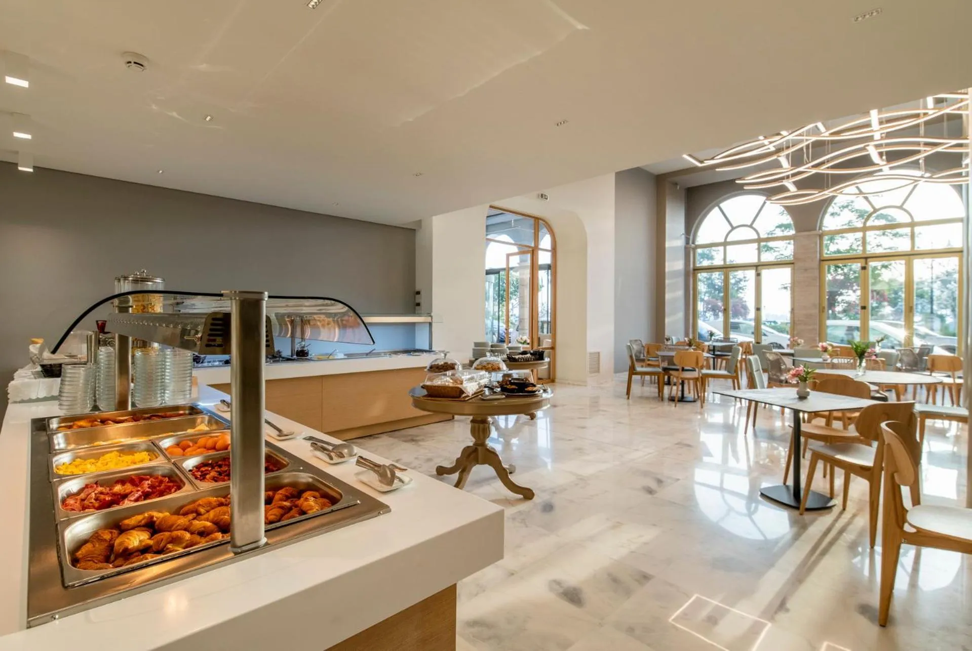 Buffet breakfast in Hotel Lefkas