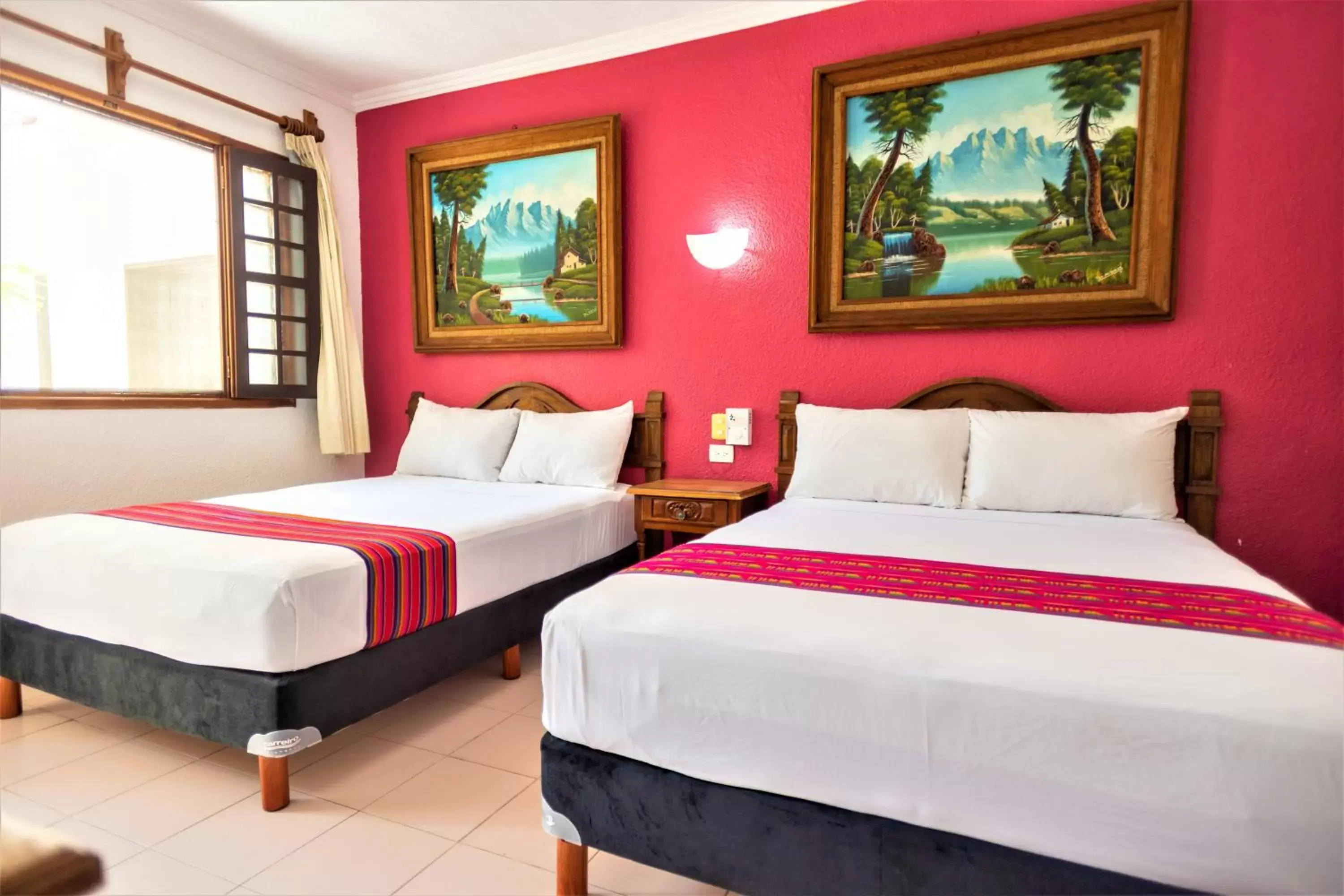 Bed in Hotel San Juan Mérida