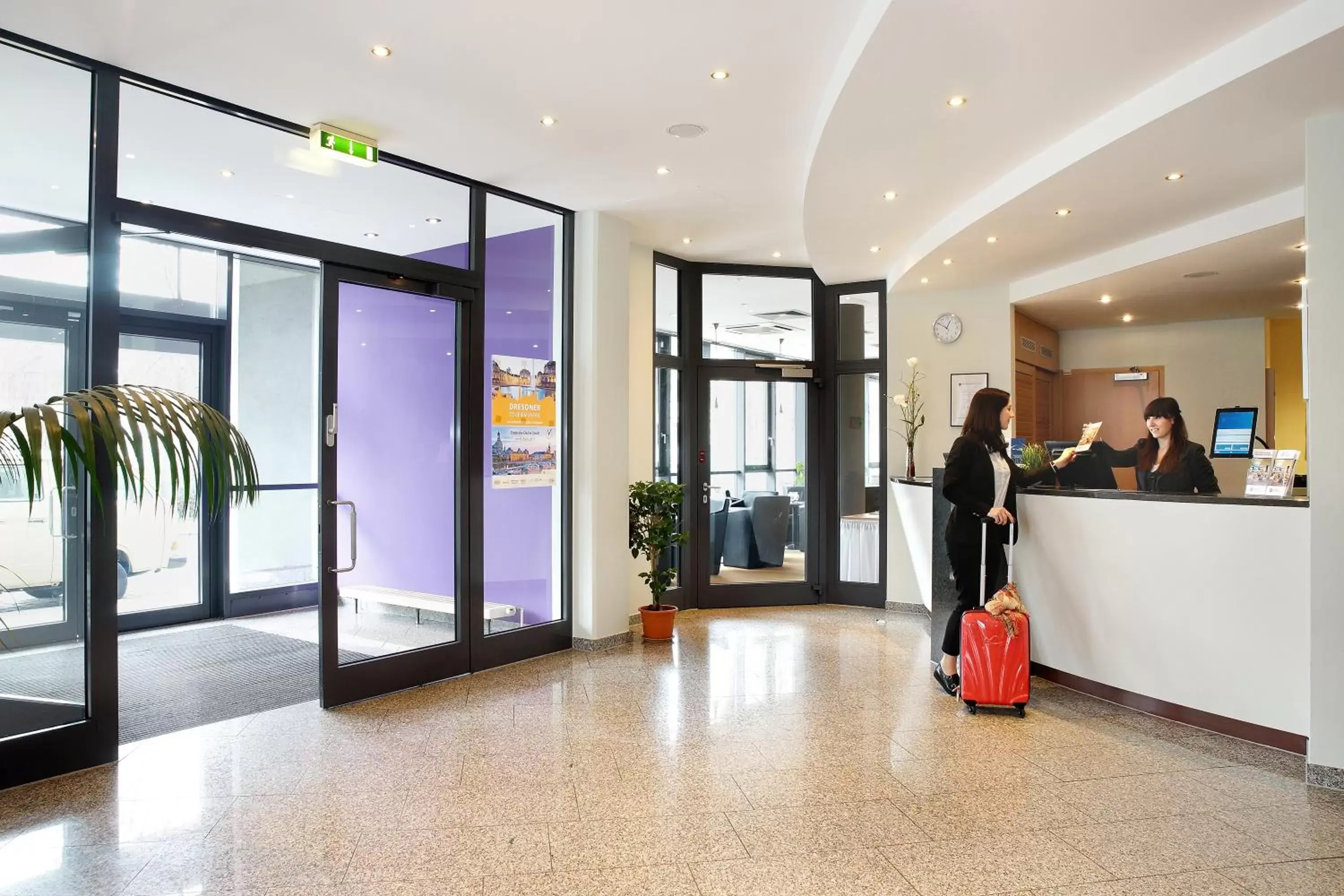 Lobby or reception in Best Western Macrander Hotel Dresden Lobby or reception in Best Western Macrander Hotel Dresden