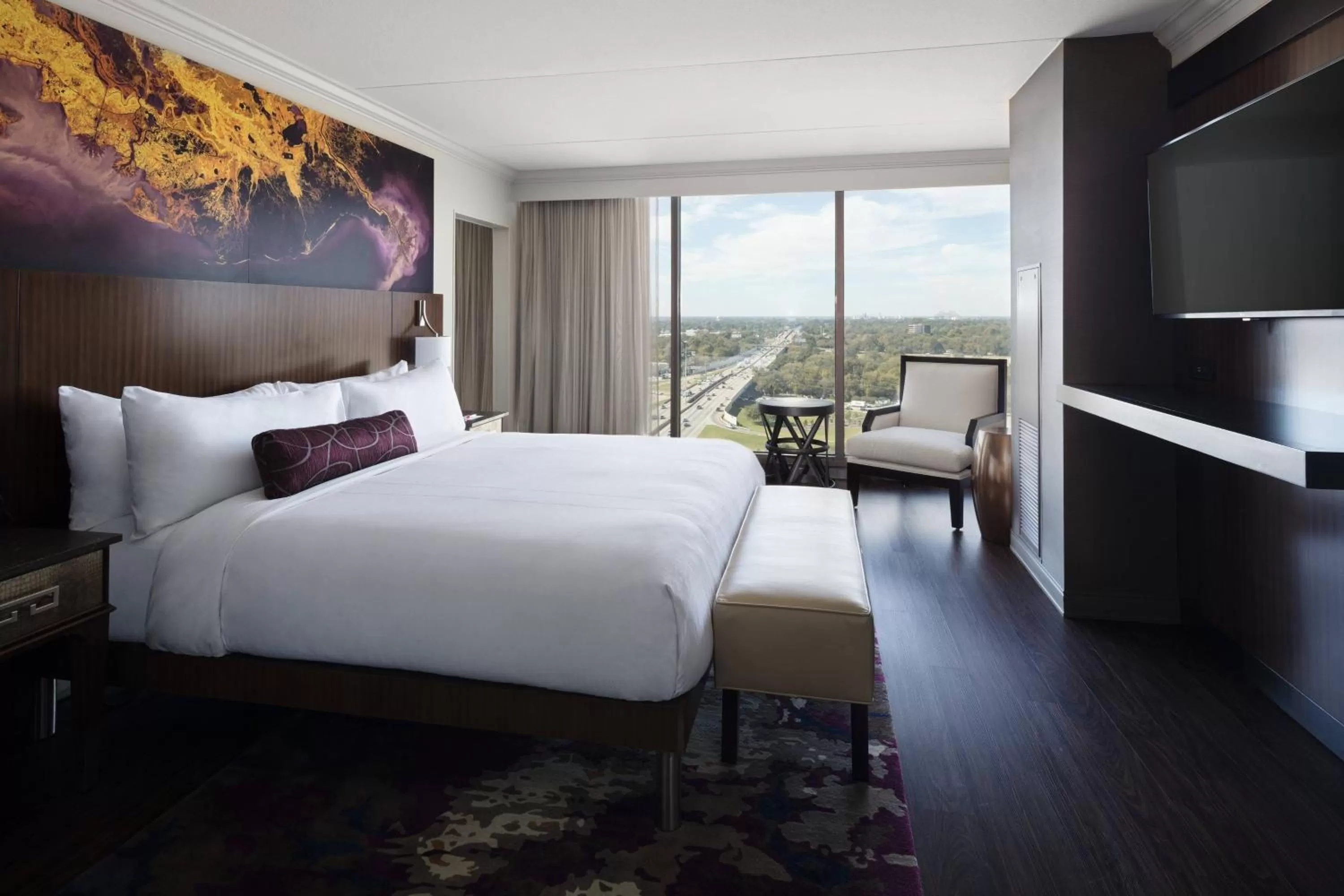 Bedroom, Bed in Baton Rouge Marriott