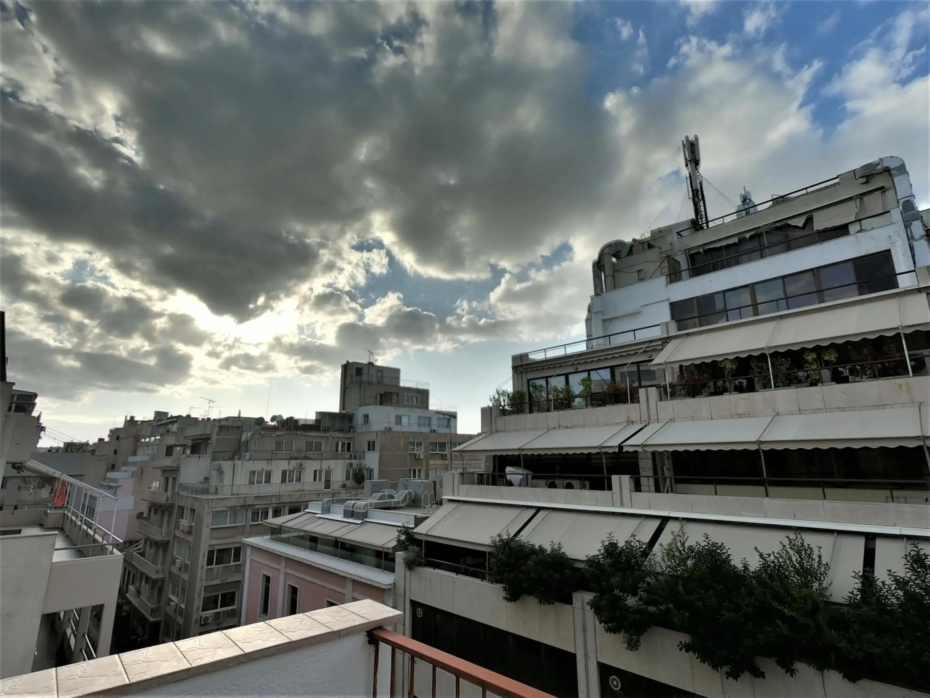 City view in Achillion Hotel Piraeus