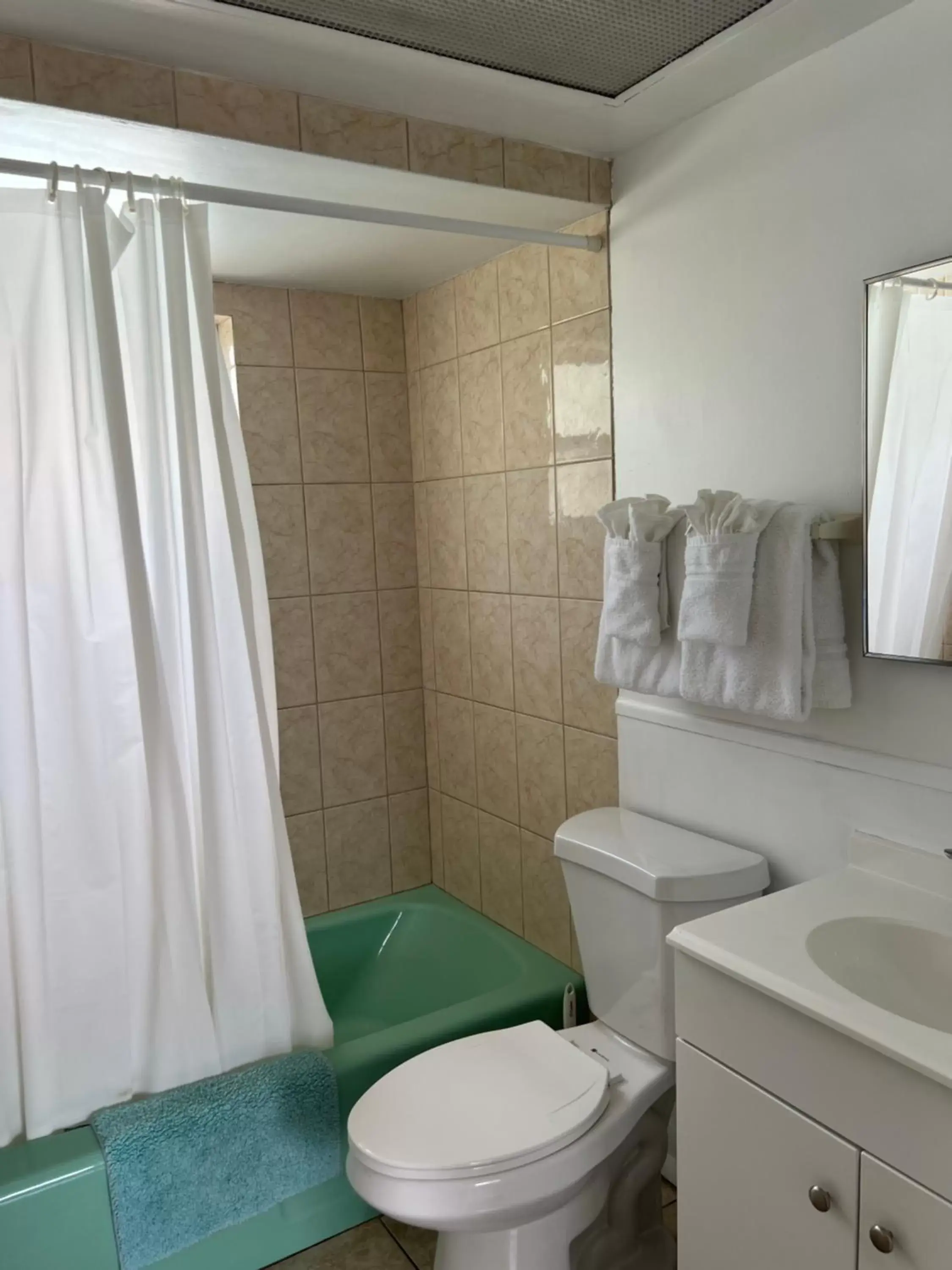 Bathroom in Carousel Motel -Redington Shores