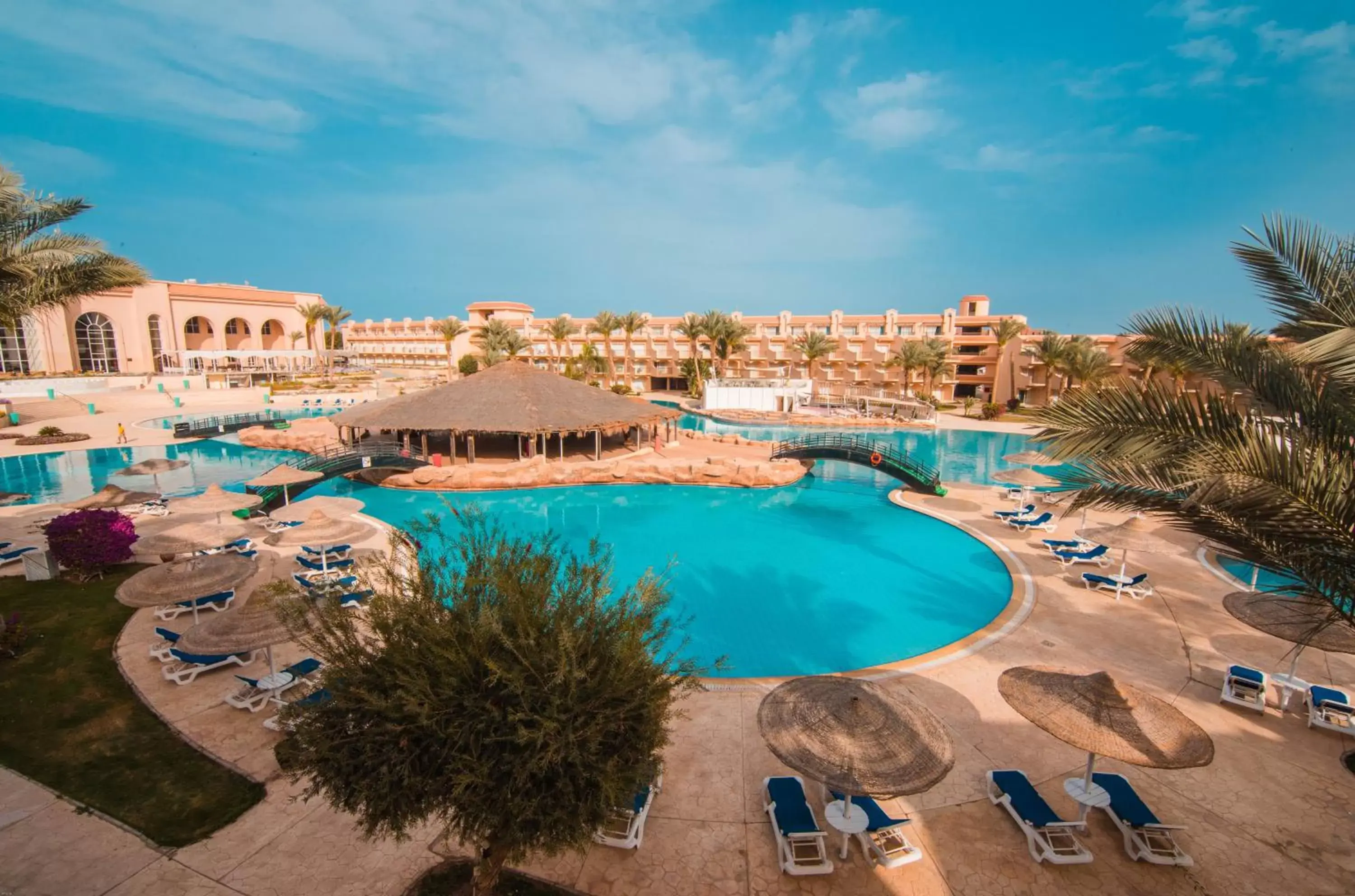 Pool View in Pyramisa Beach Resort Sahl Hasheesh