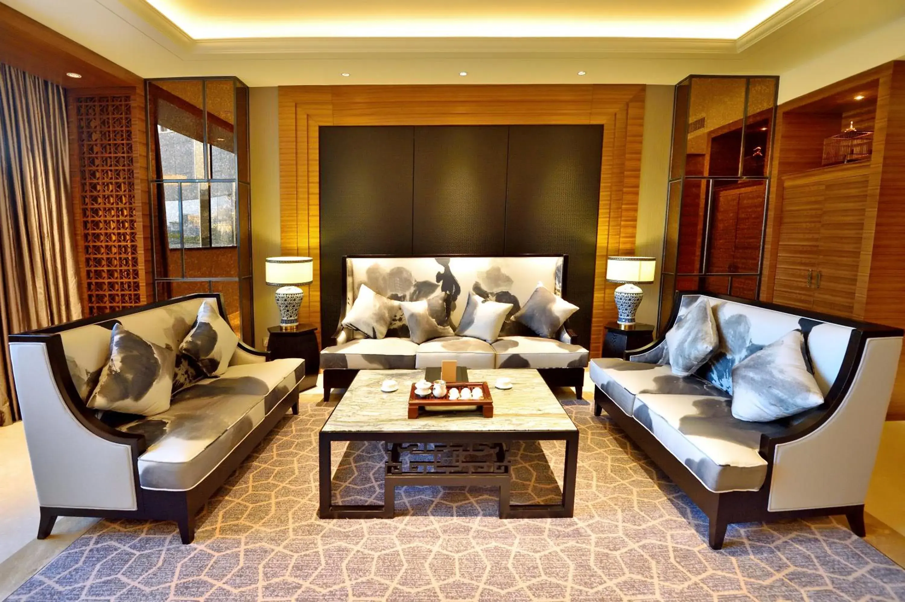 Decorative detail, Seating Area in Grand Skylight International Hotel Huizhou