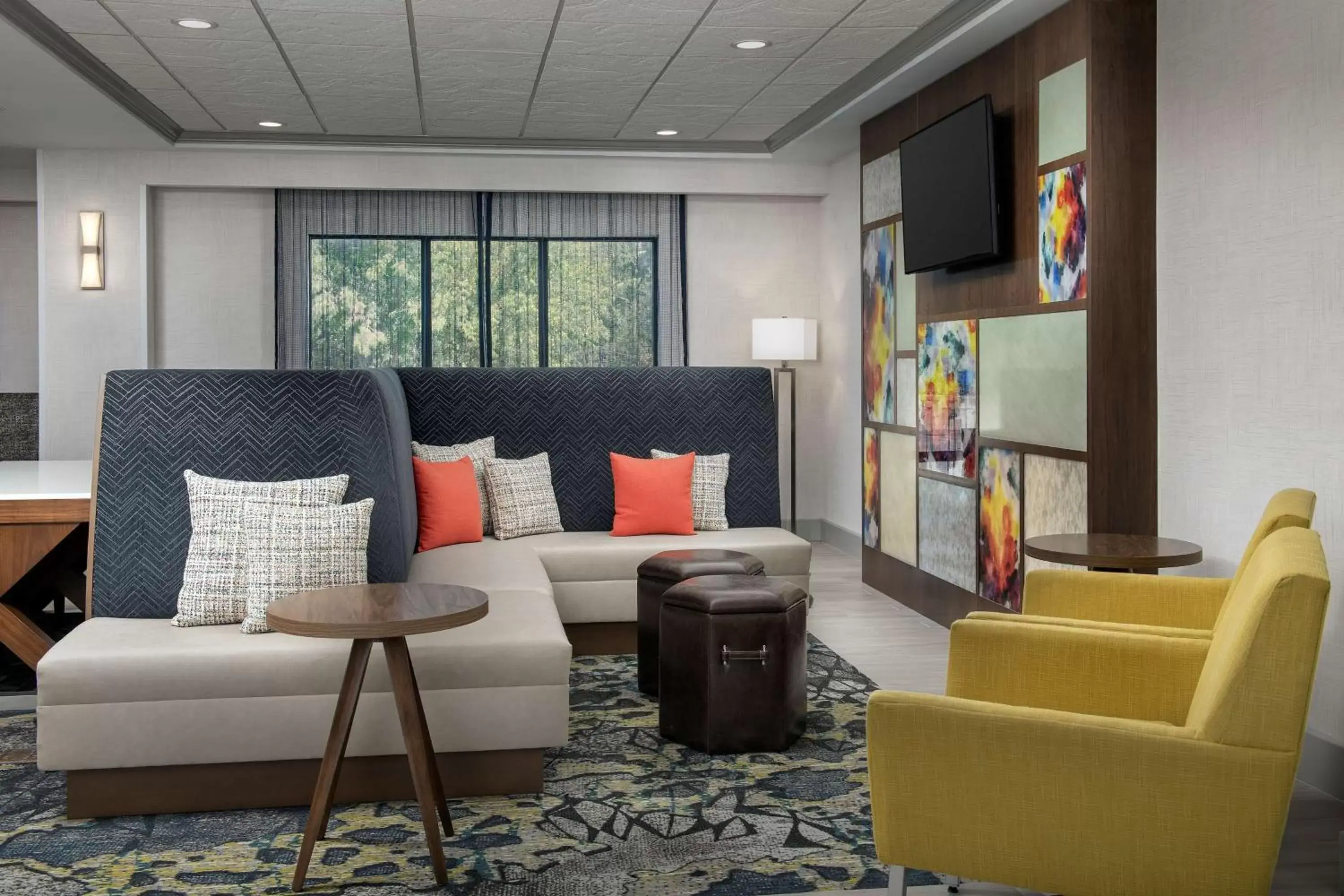 Lobby or reception, Seating Area in Hampton Inn Duncan