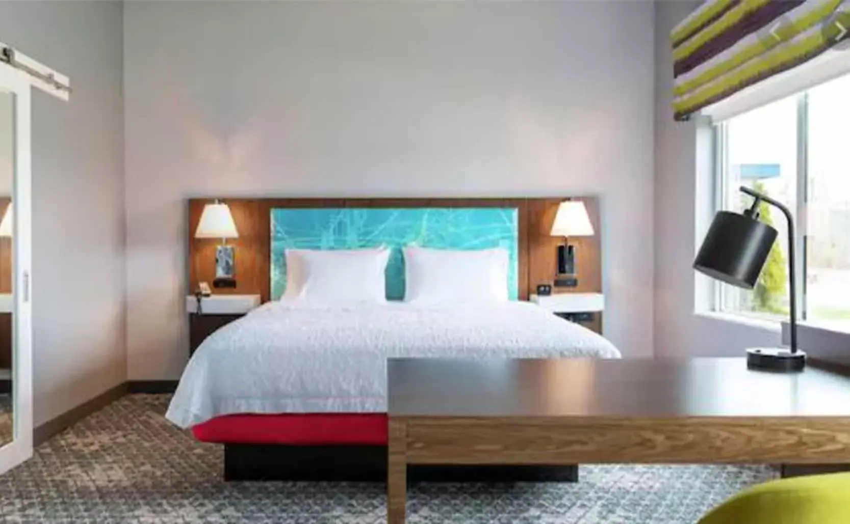 Bed in Hampton Inn Monahans, Tx
