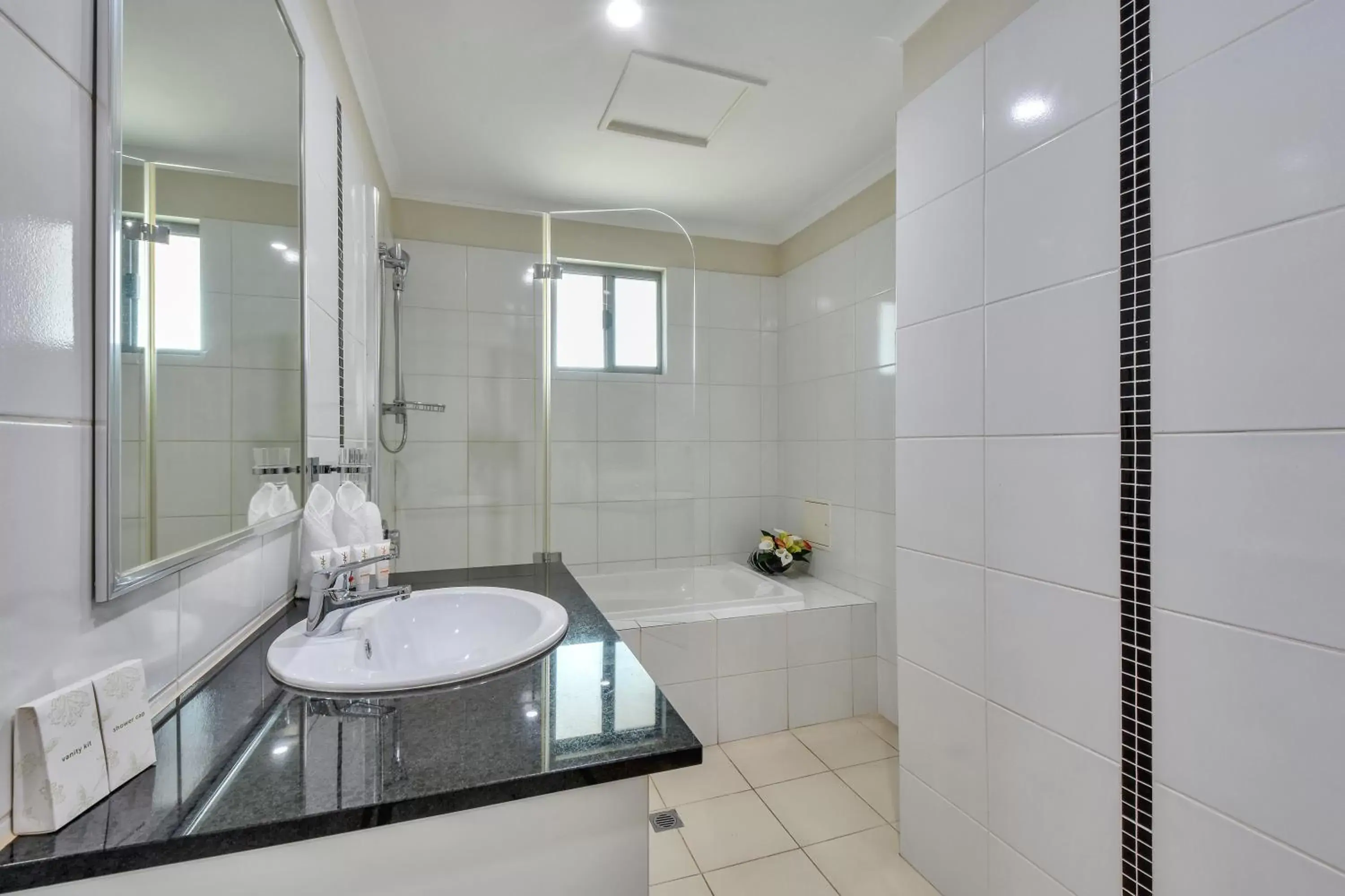 Bathroom in Argus Apartments Darwin