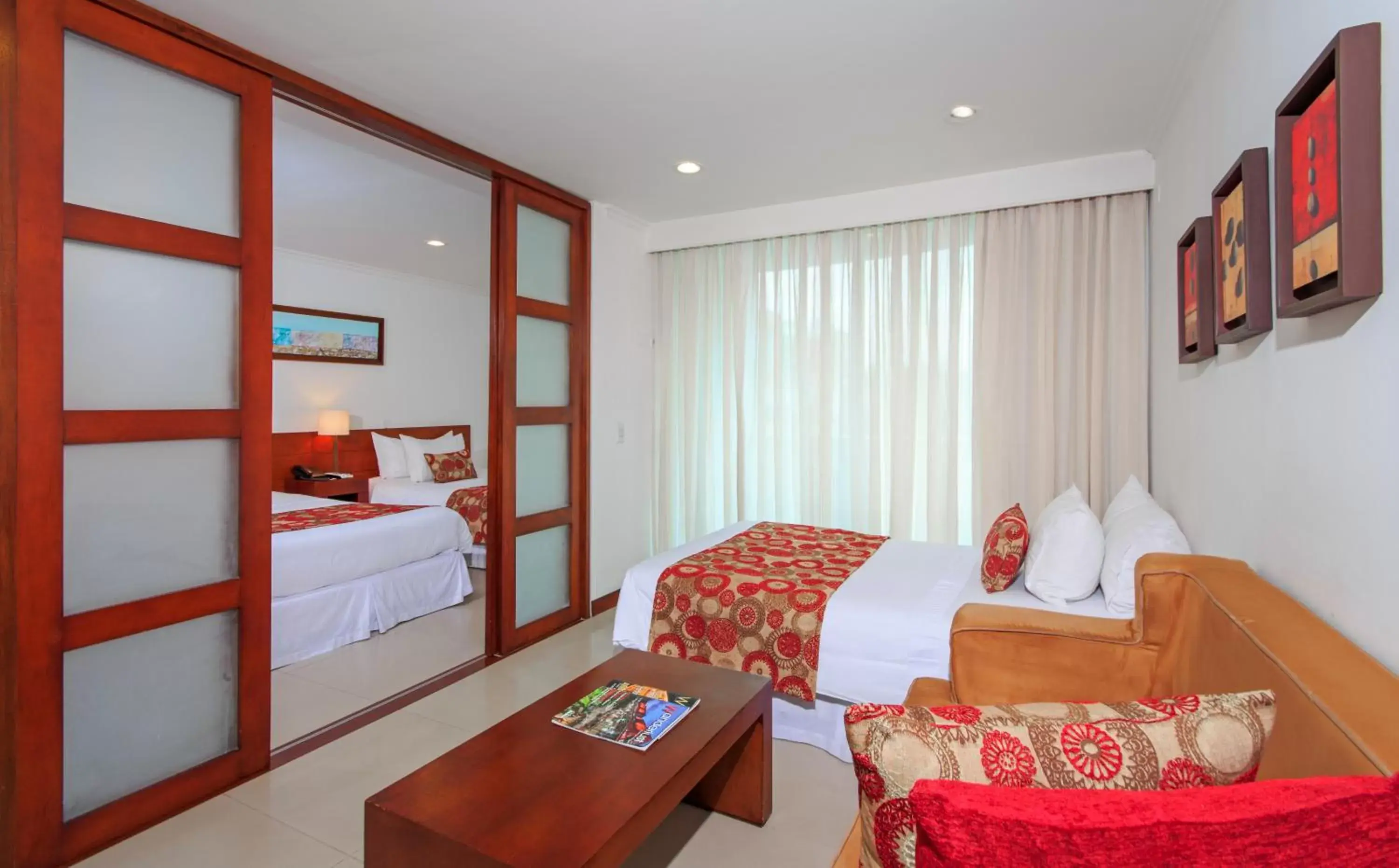 Bedroom in The Morgana Poblado Suites Hotel