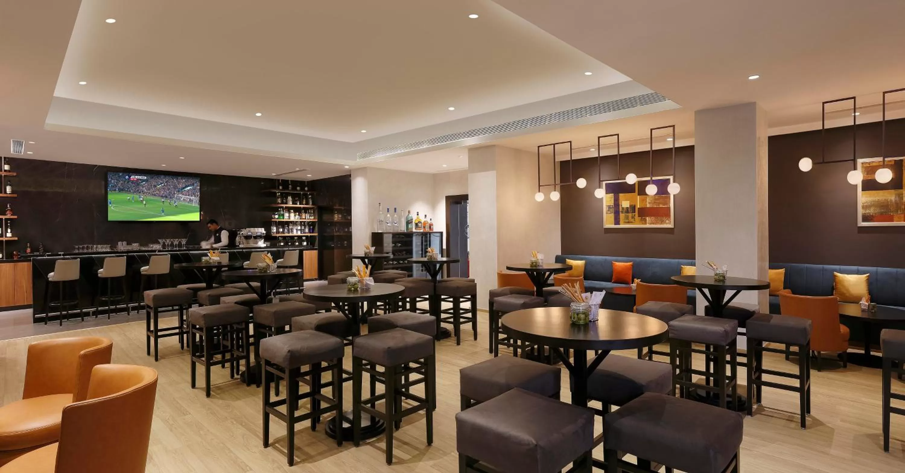 Lounge or bar in Novotel Hyderabad Convention Centre