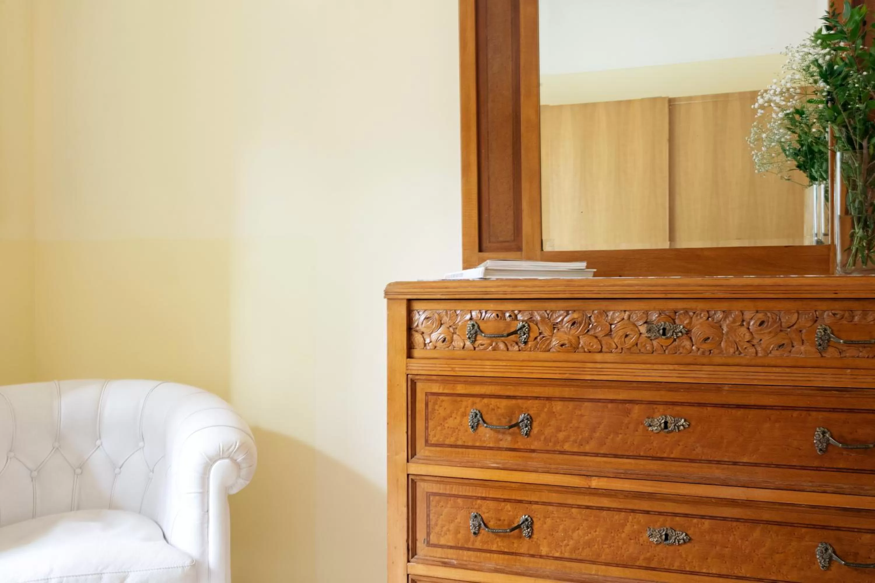 Decorative detail in Palazzo Brunaccini Boutique Hotel