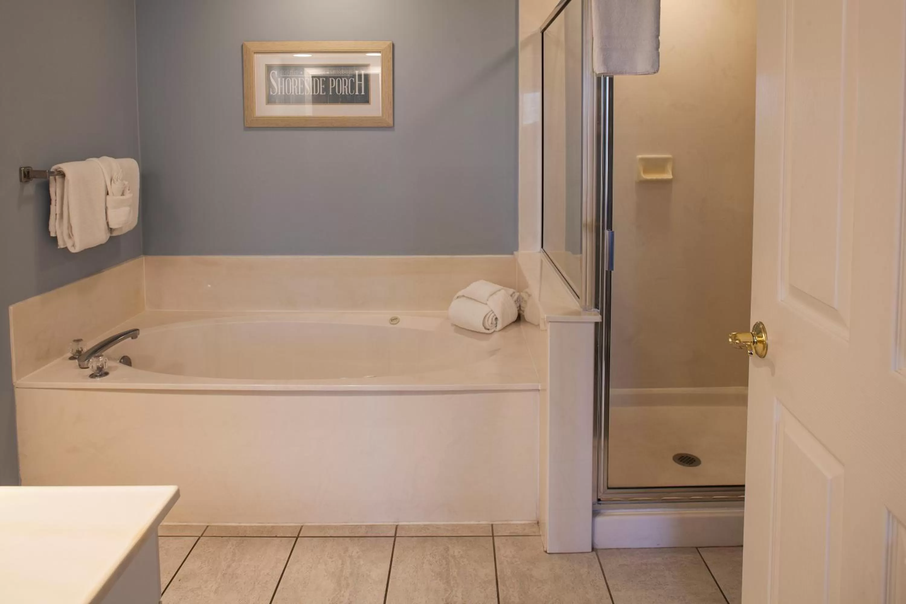 Bathroom in Waterside by Spinnaker Resorts