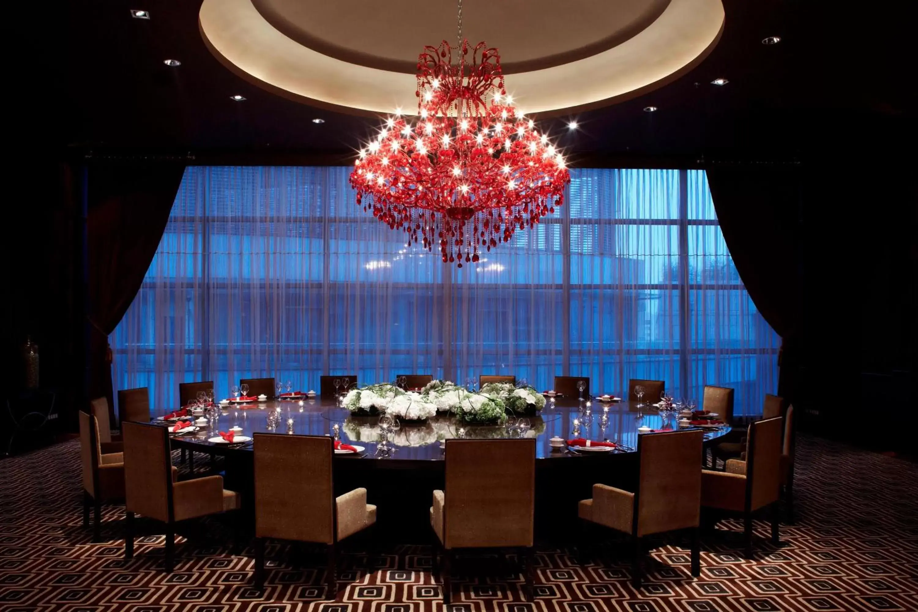 Meeting/conference room, Restaurant/Places to Eat in Shanghai Marriott Hotel Riverside