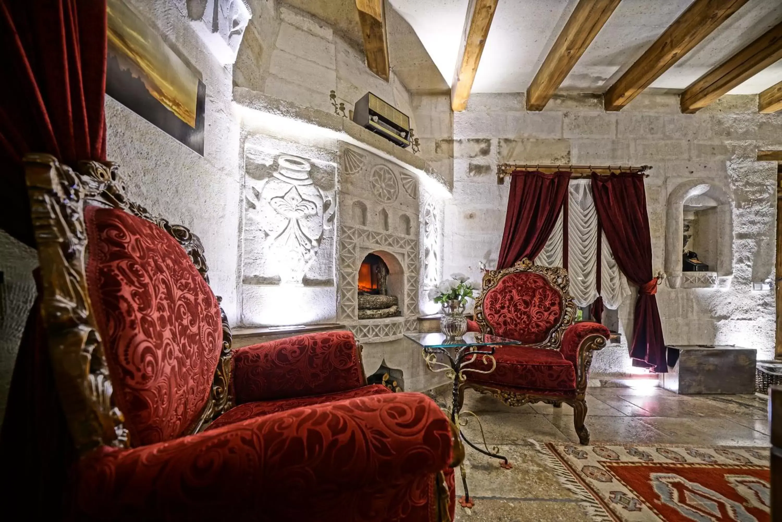 Seating Area in Maccan Cave Hotel