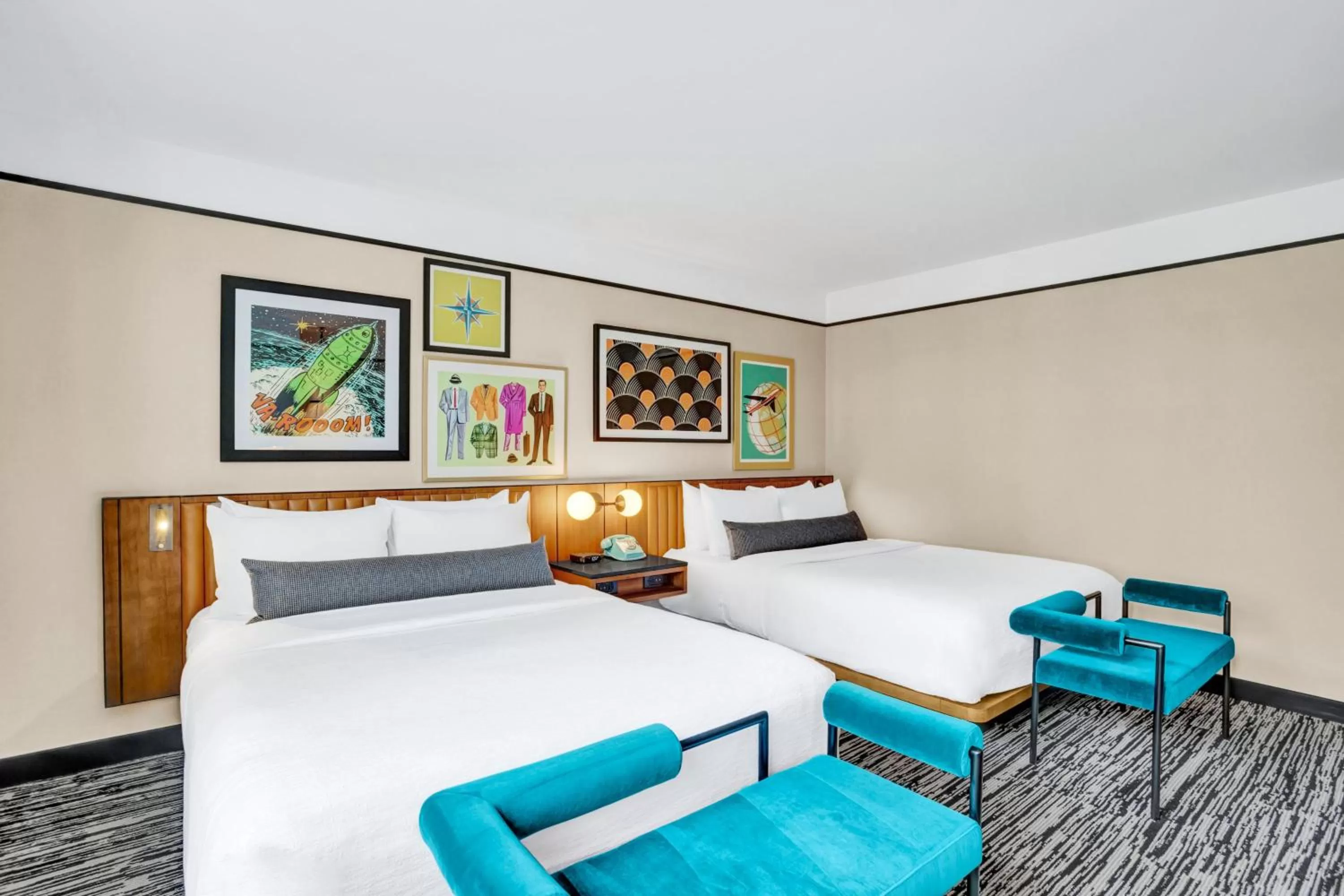 Bedroom, Bed in Hotel Indigo - Minneapolis Downtown by IHG