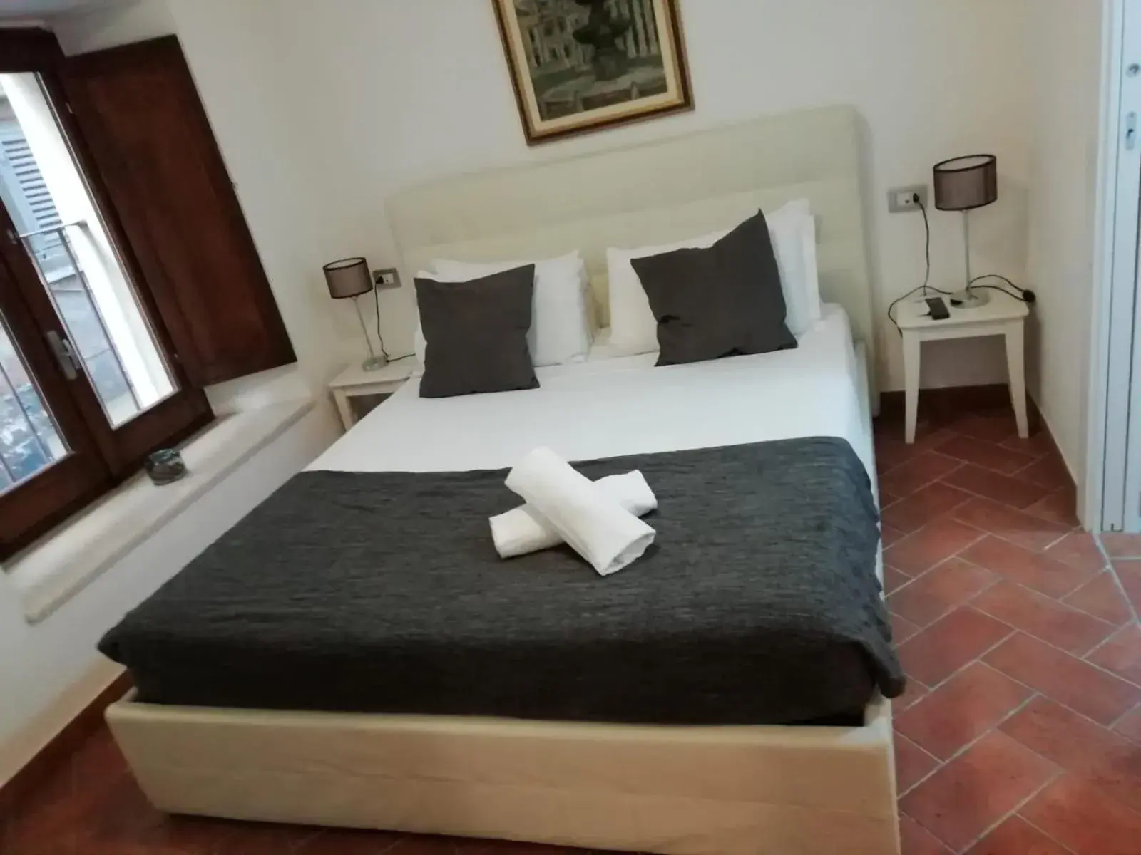 Bed in Relais Arco Della Pace