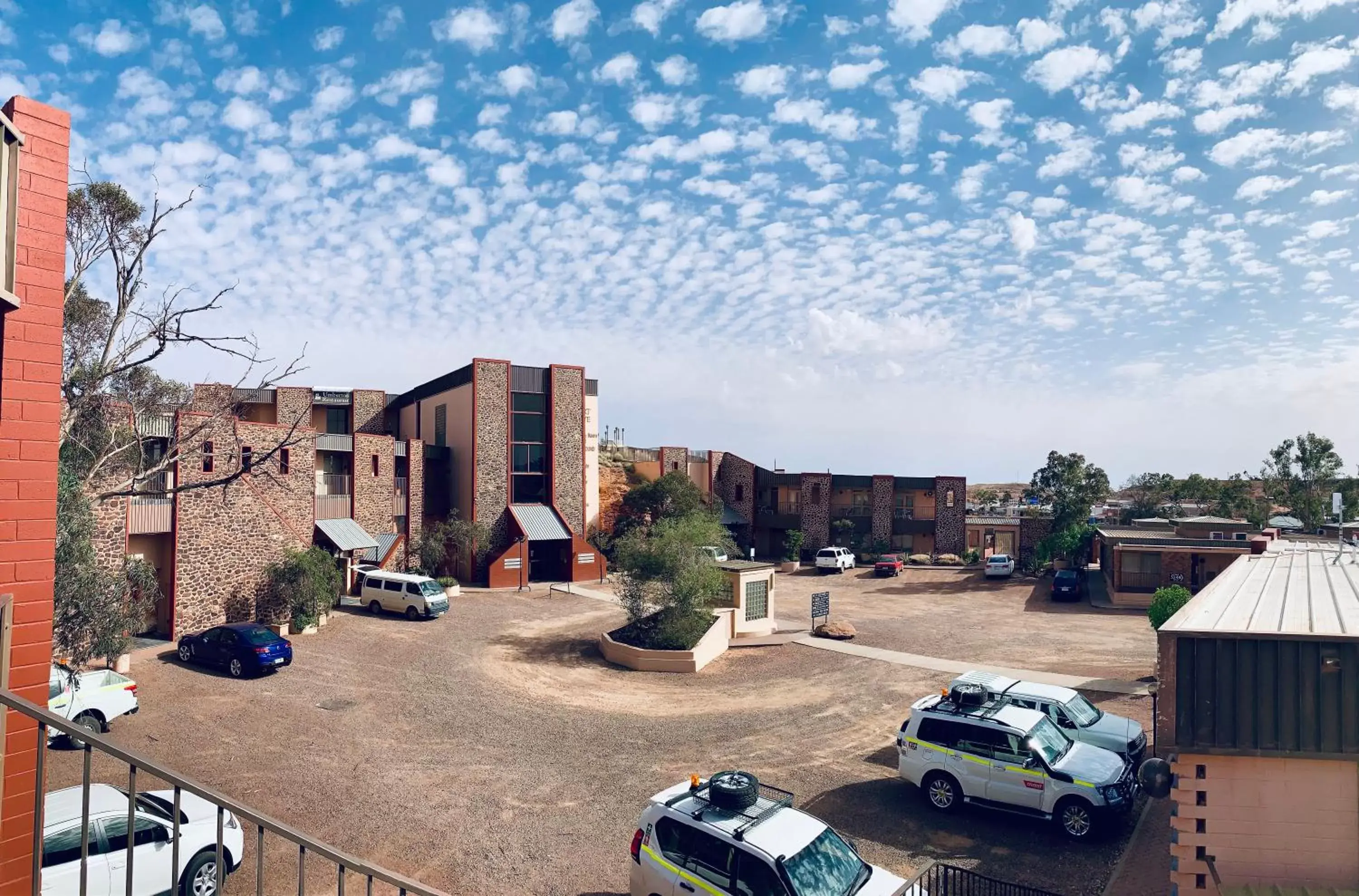 Garden in Desert Cave Hotel