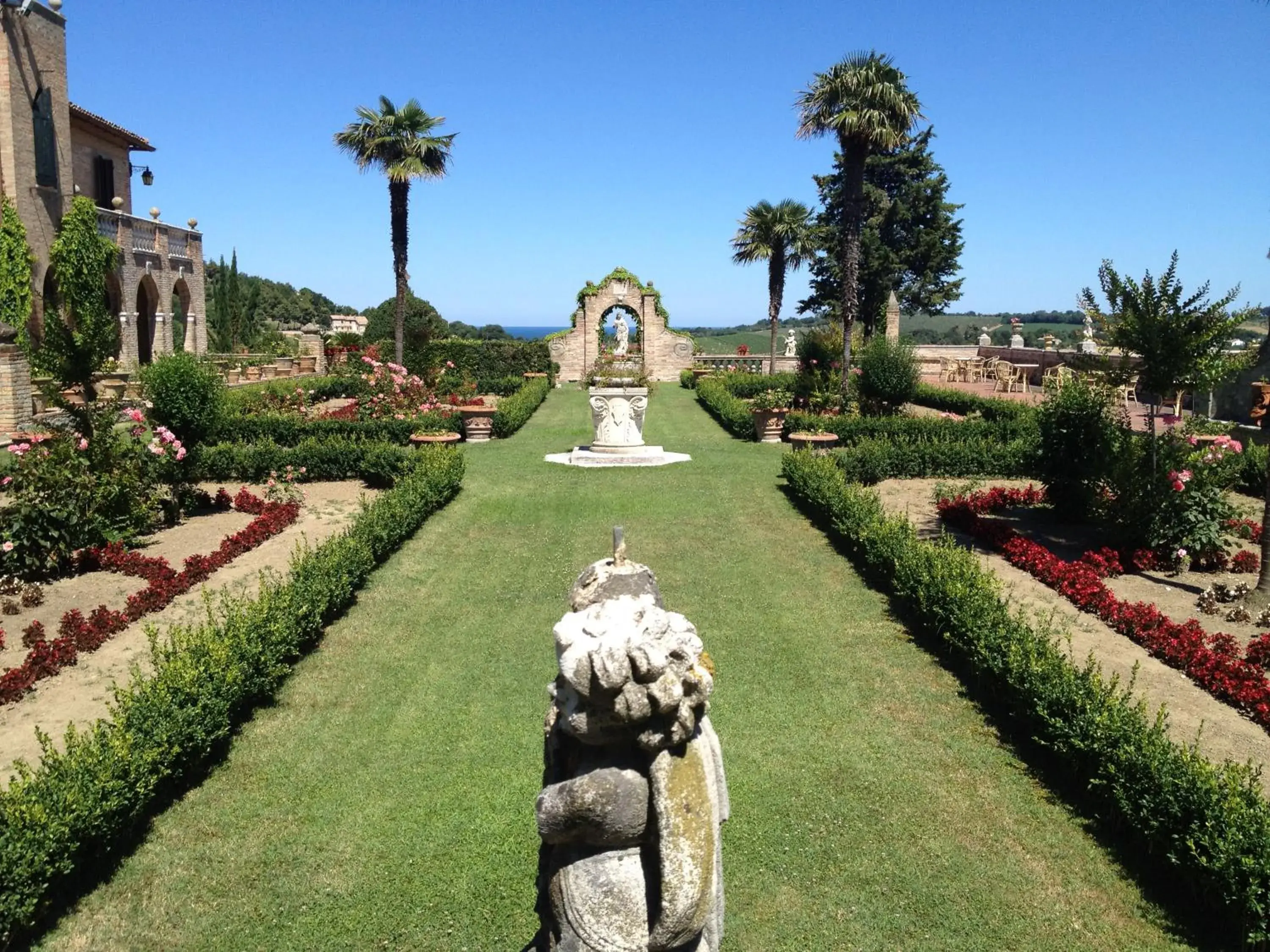 Day, Garden in Villa Cattani Stuart