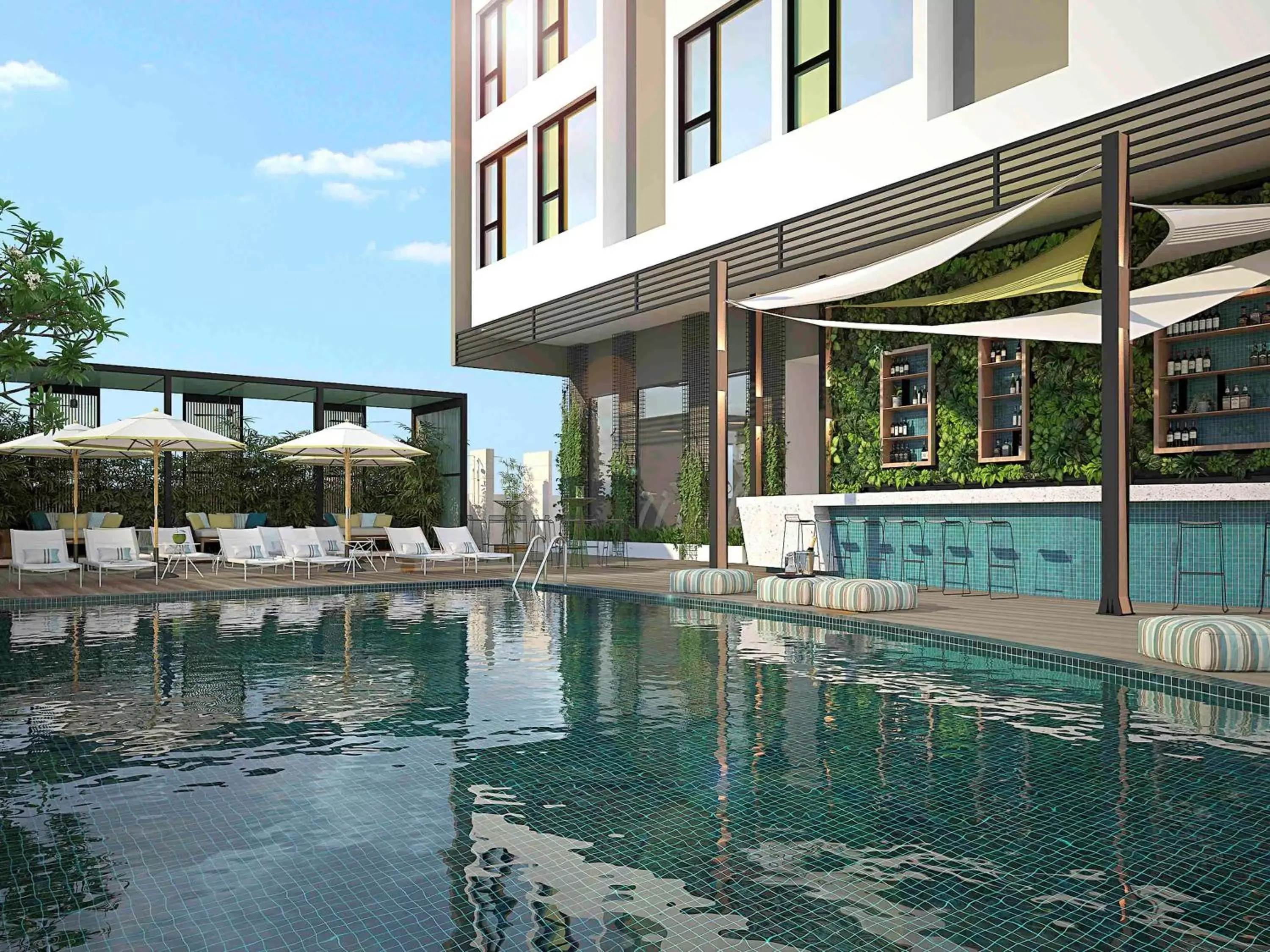 Lounge or bar, Swimming Pool in ibis Styles Nha Trang