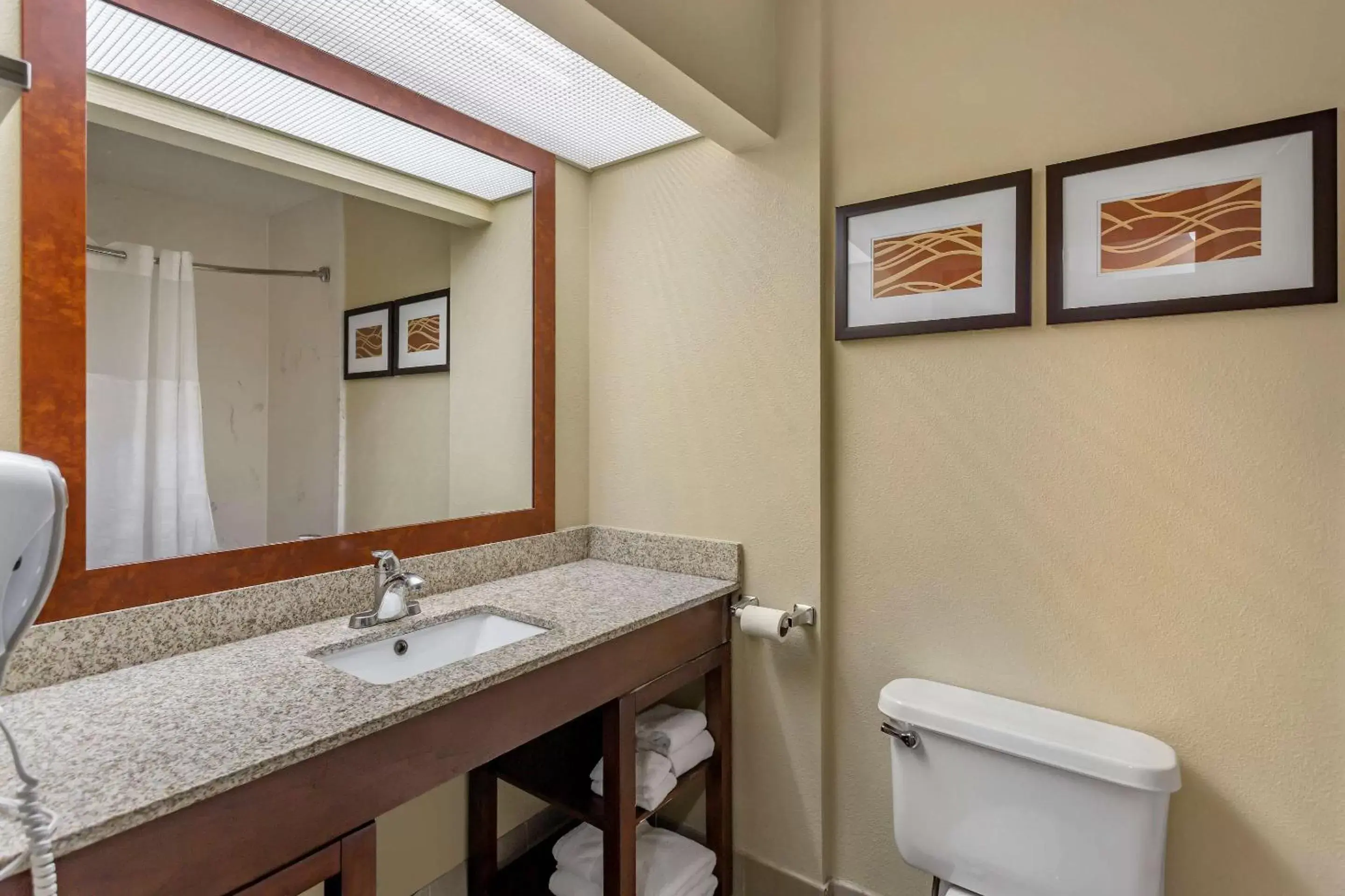 Bathroom in Comfort Suites At Rivergate Mall