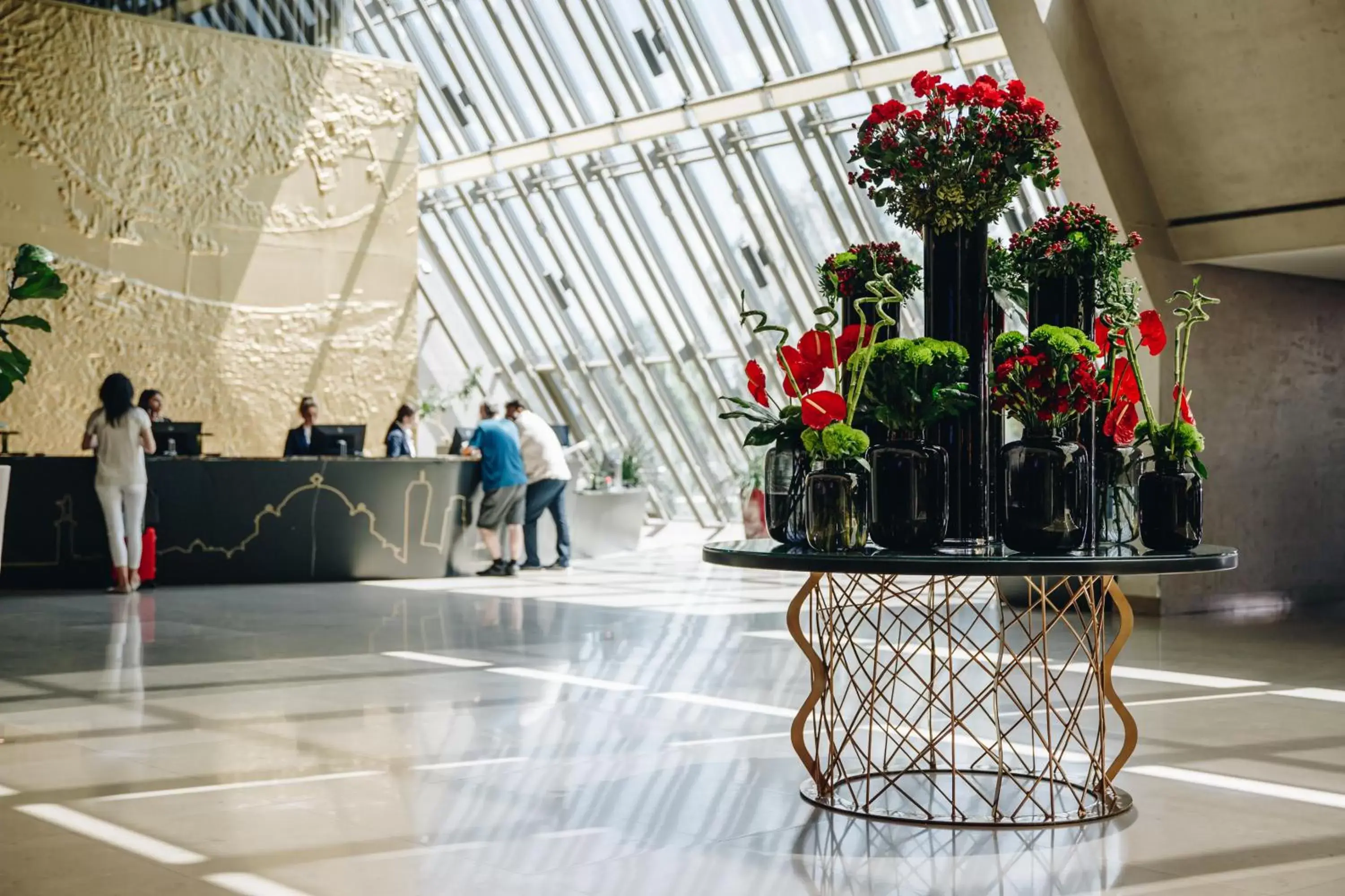 Lobby or reception in Crowne Plaza Belgrade, an IHG Hotel