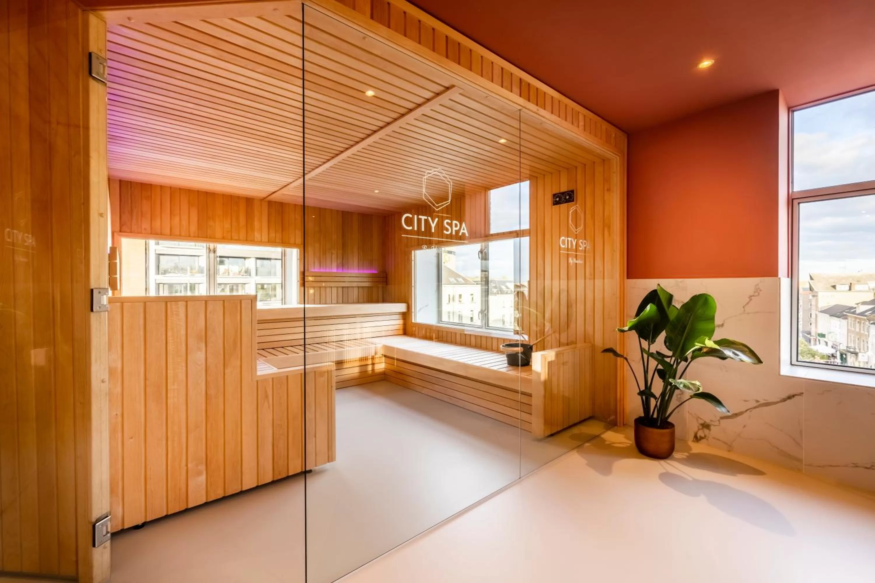 Sauna in City Hotel Haarhuis, World Hotels Crafted Collection