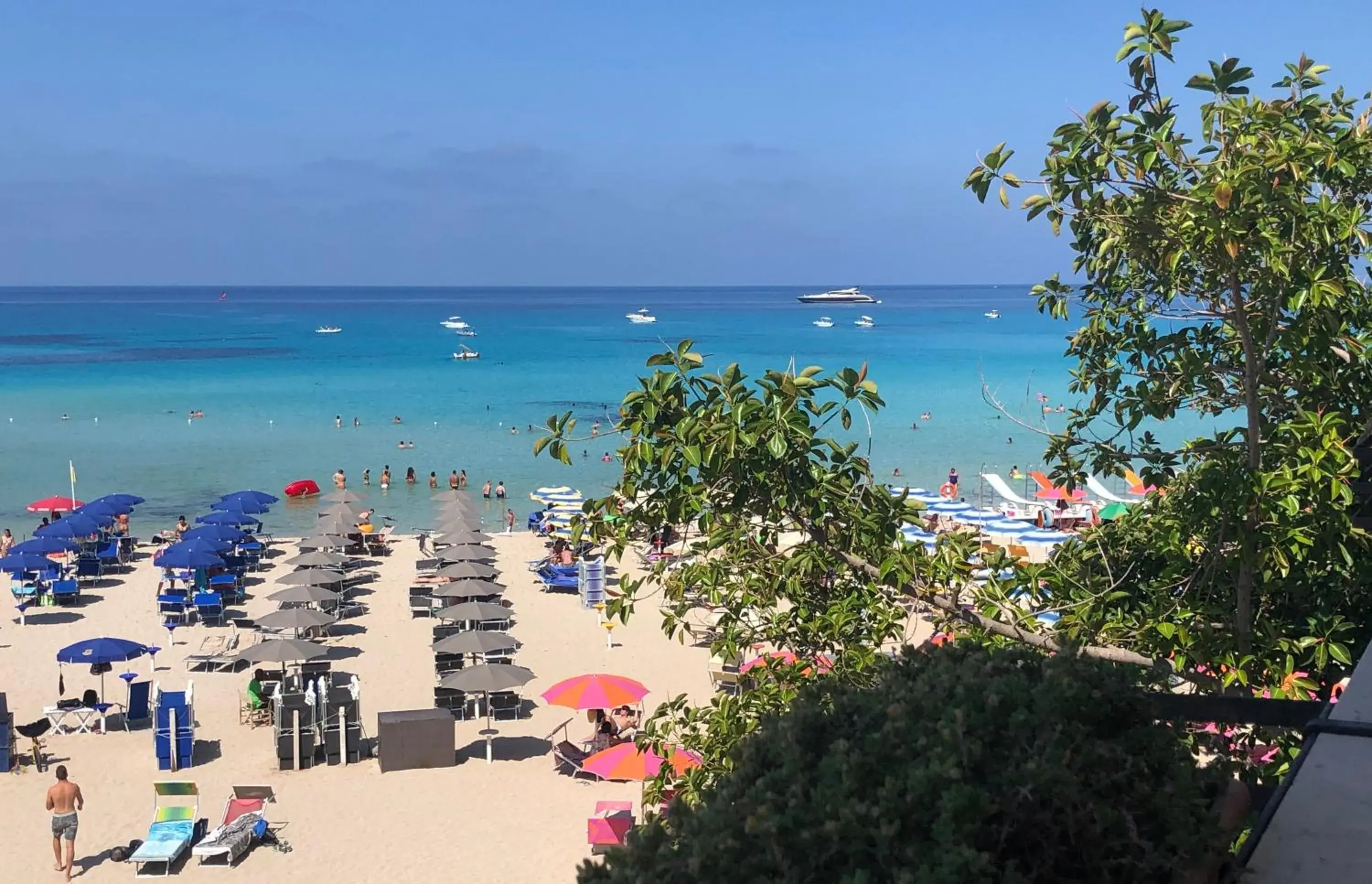 View (from property/room), Beach in Hotel Capo San Vito