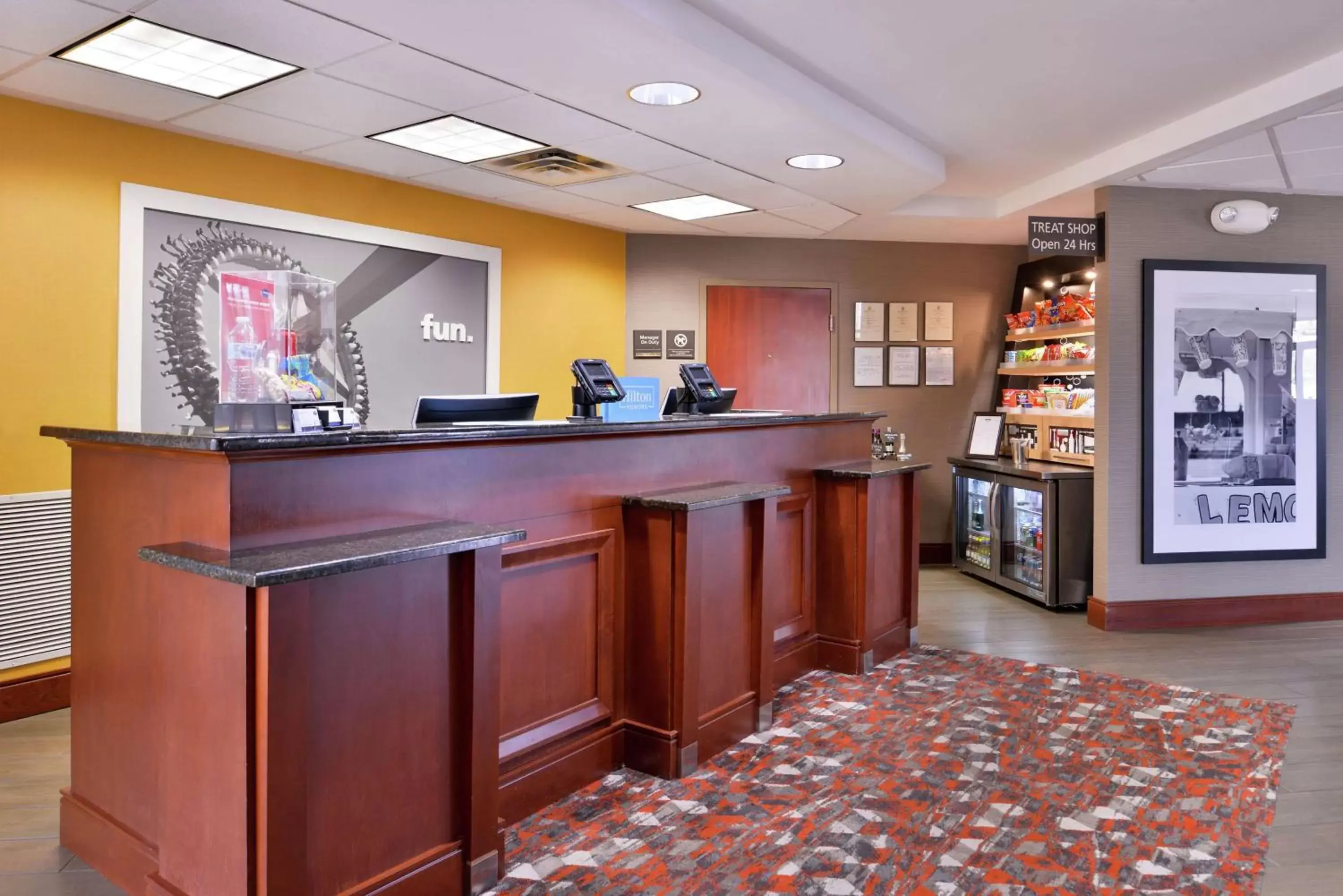 Lobby or reception in Hampton Inn Norfolk/Virginia Beach Lobby or reception in Hampton Inn Norfolk/Virginia Beach
