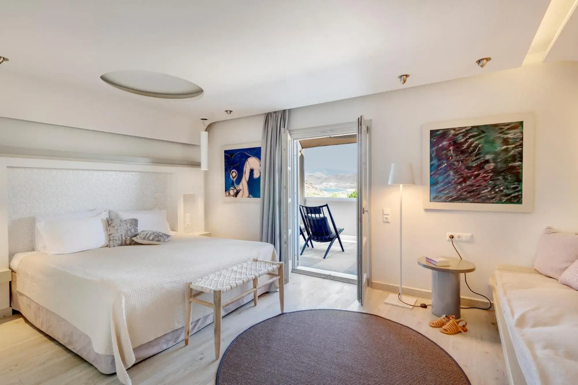 Bedroom, Bed in Kouros Art Hotel (Adults Only)