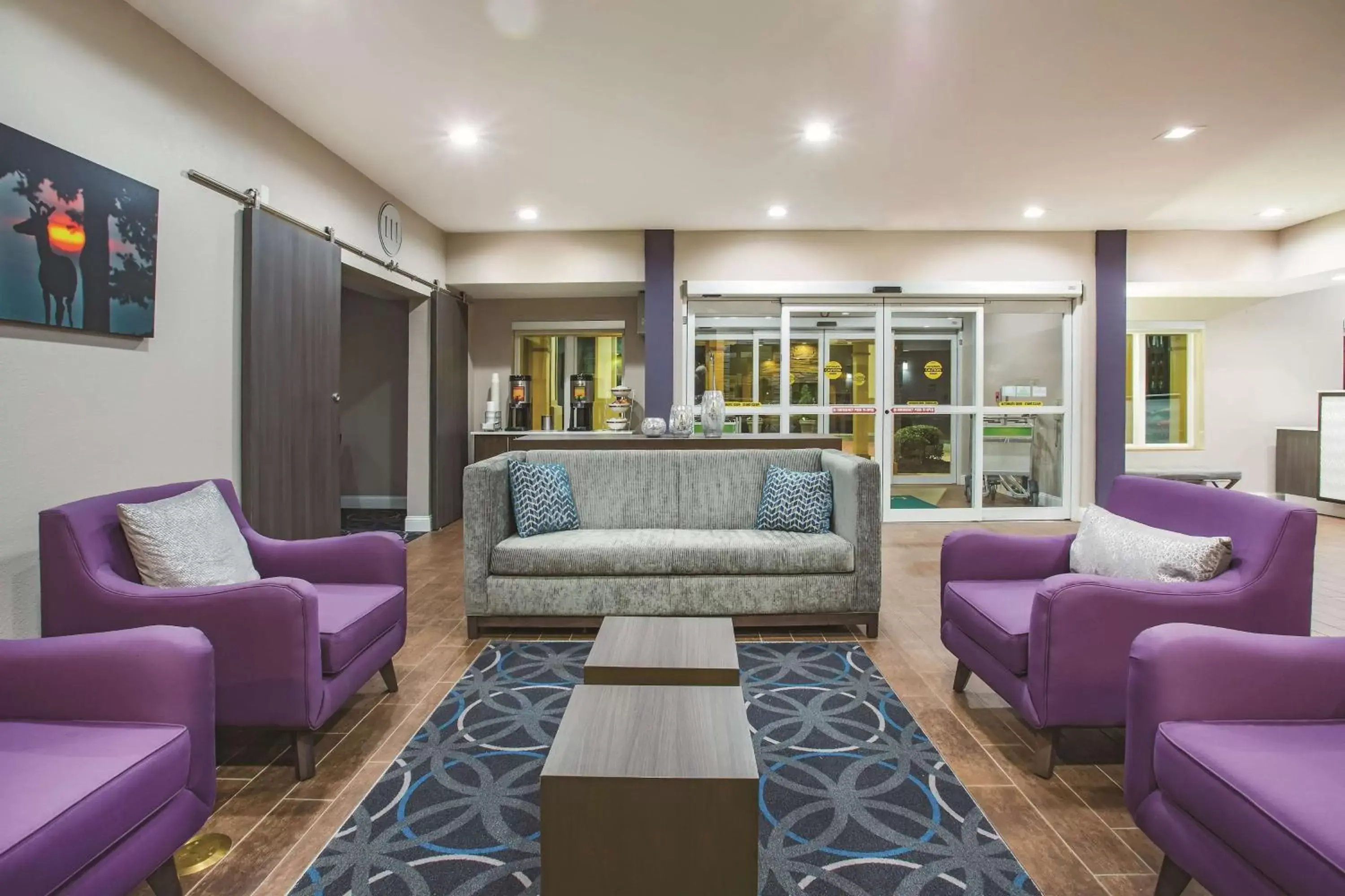 Lobby or reception in La Quinta by Wyndham Russellville Lobby or reception in La Quinta by Wyndham Russellville