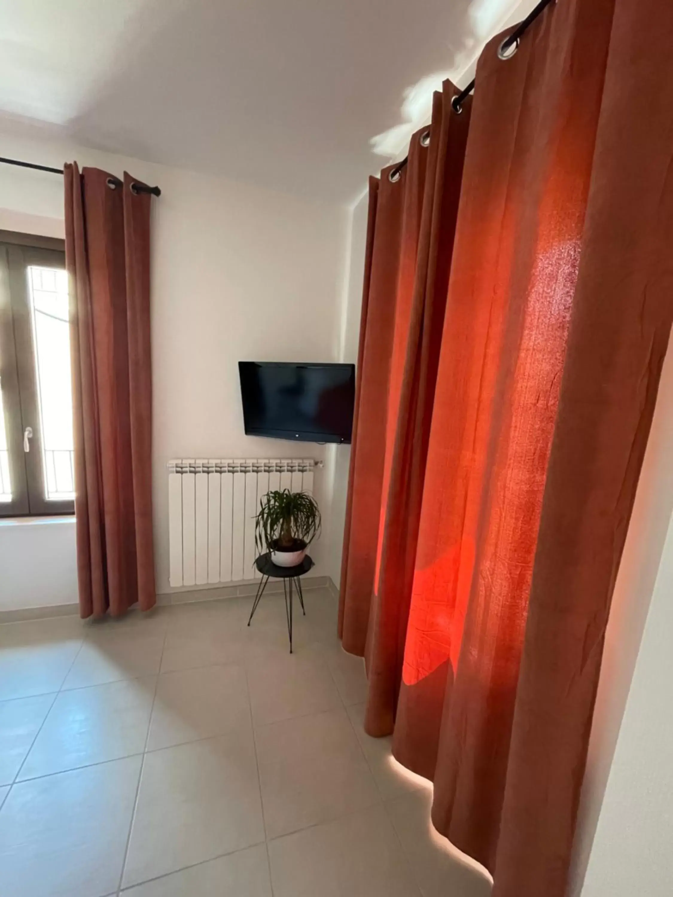 hair dresser, TV/Entertainment Center in B & B Piazza Angioina