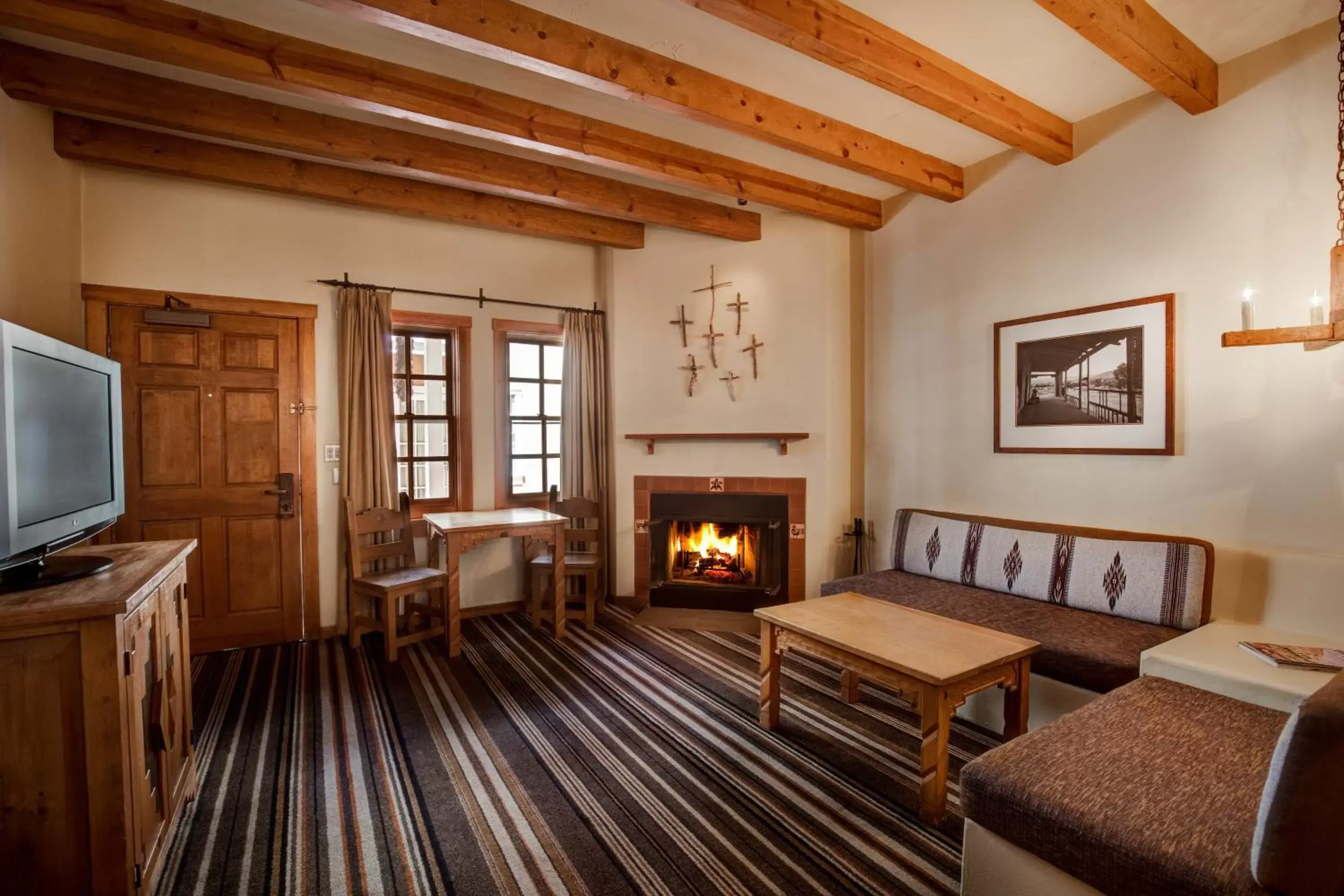 Junior Suite with Fireplace in Hotel Chimayo de Santa Fe Junior Suite with Fireplace in Hotel Chimayo de Santa Fe