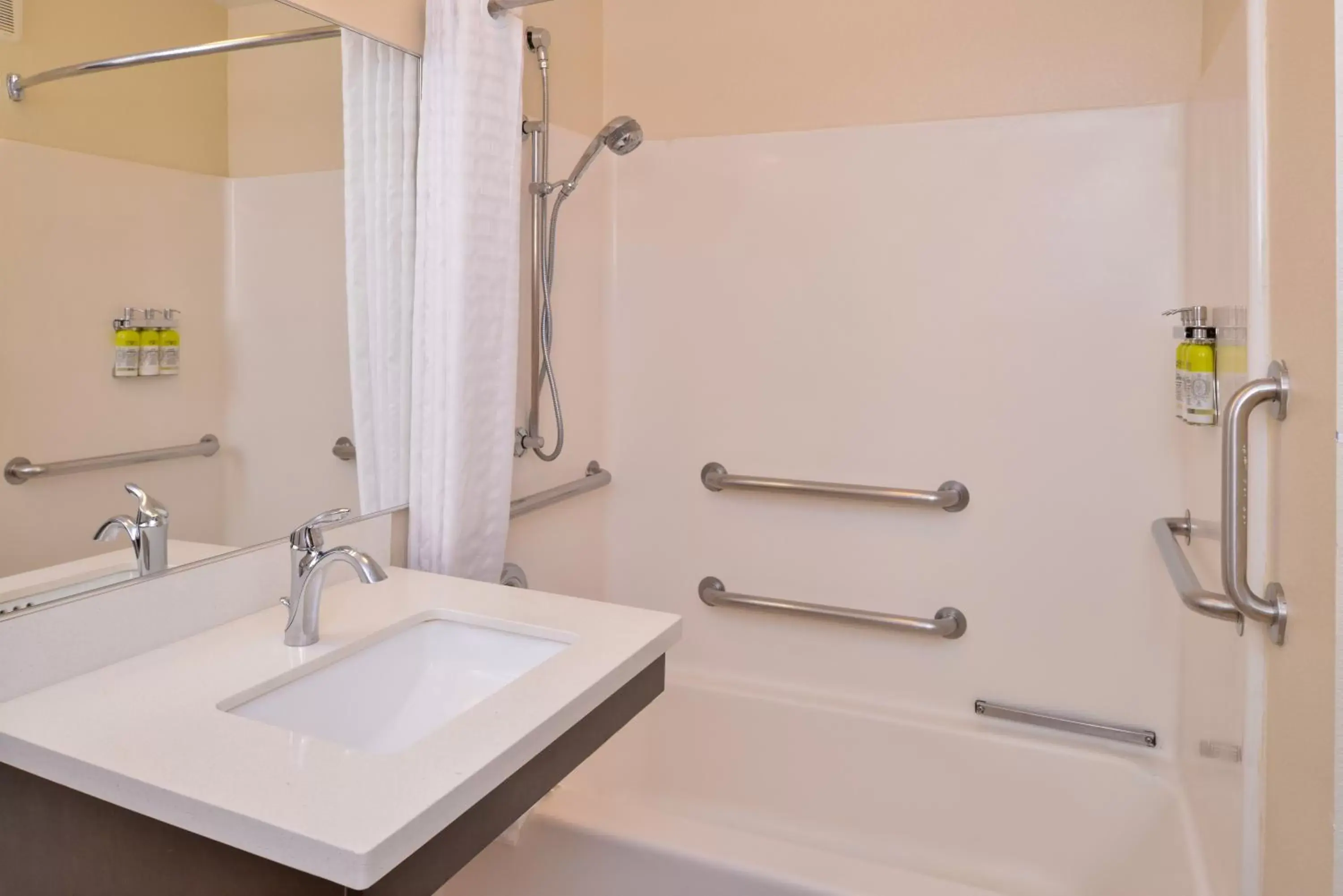 Bathroom in Candlewood Suites Austin-Round Rock, an IHG Hotel