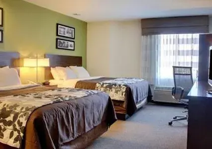 Queen Room with Two Queen Beds - Non-Smoking in Sleep Inn Decatur I-72