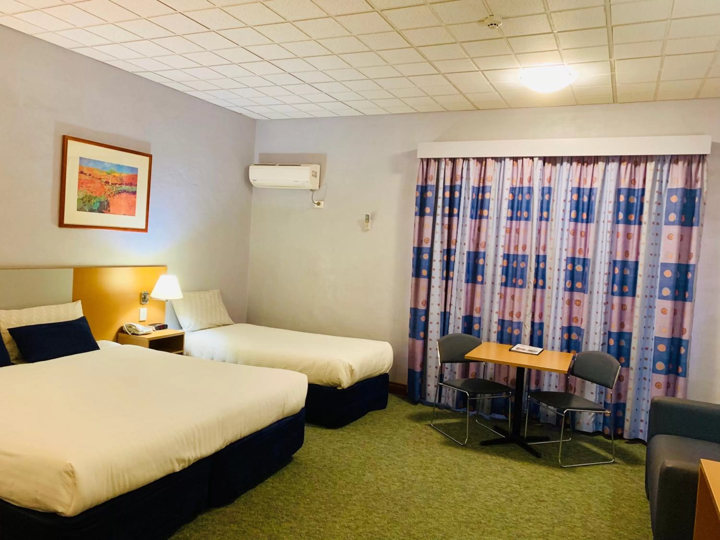 Bed in Desert Cave Hotel