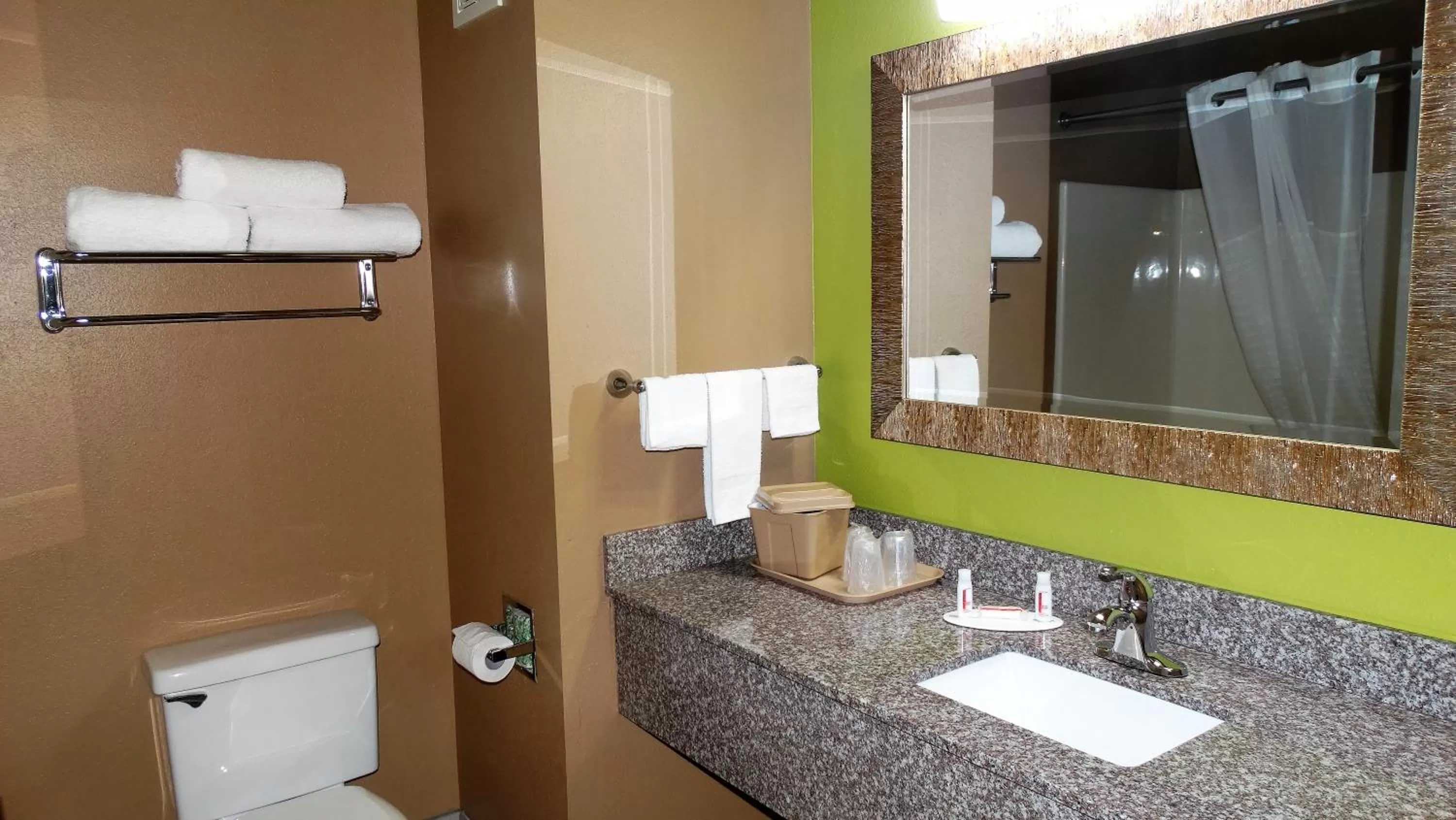 Toilet, Bathroom in Oak Tree Inn & Suites