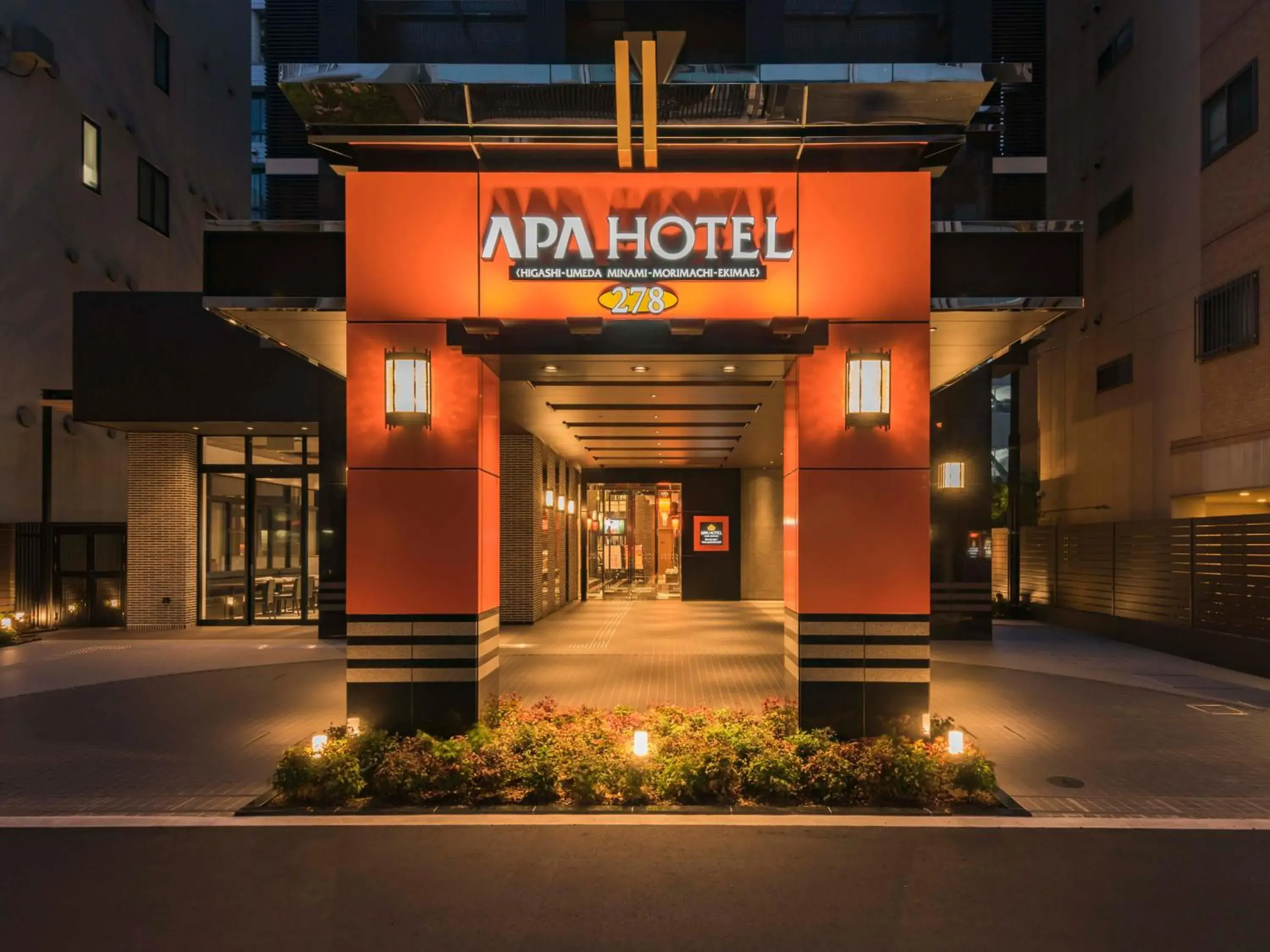 Facade/entrance in APA Hotel Higashi-Umeda Minami-morimachi-Ekimae