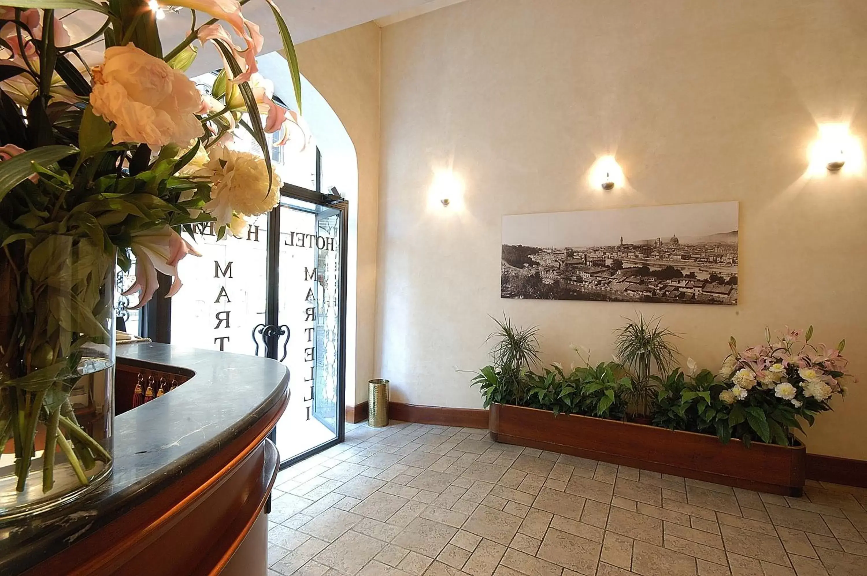 Lobby or reception in Hotel Martelli