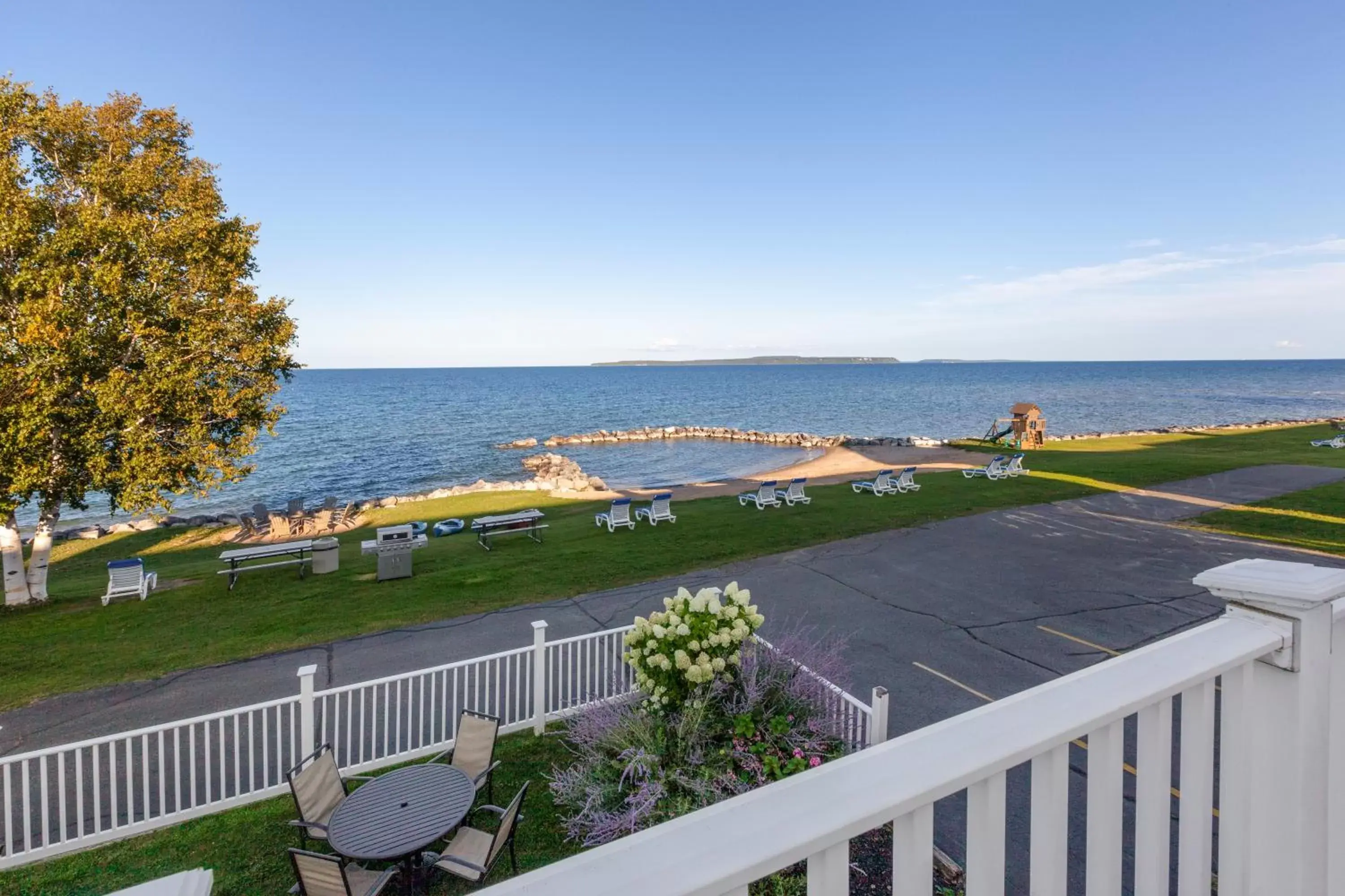 Beach in Baymont by Wyndham St. Ignace Lakefront