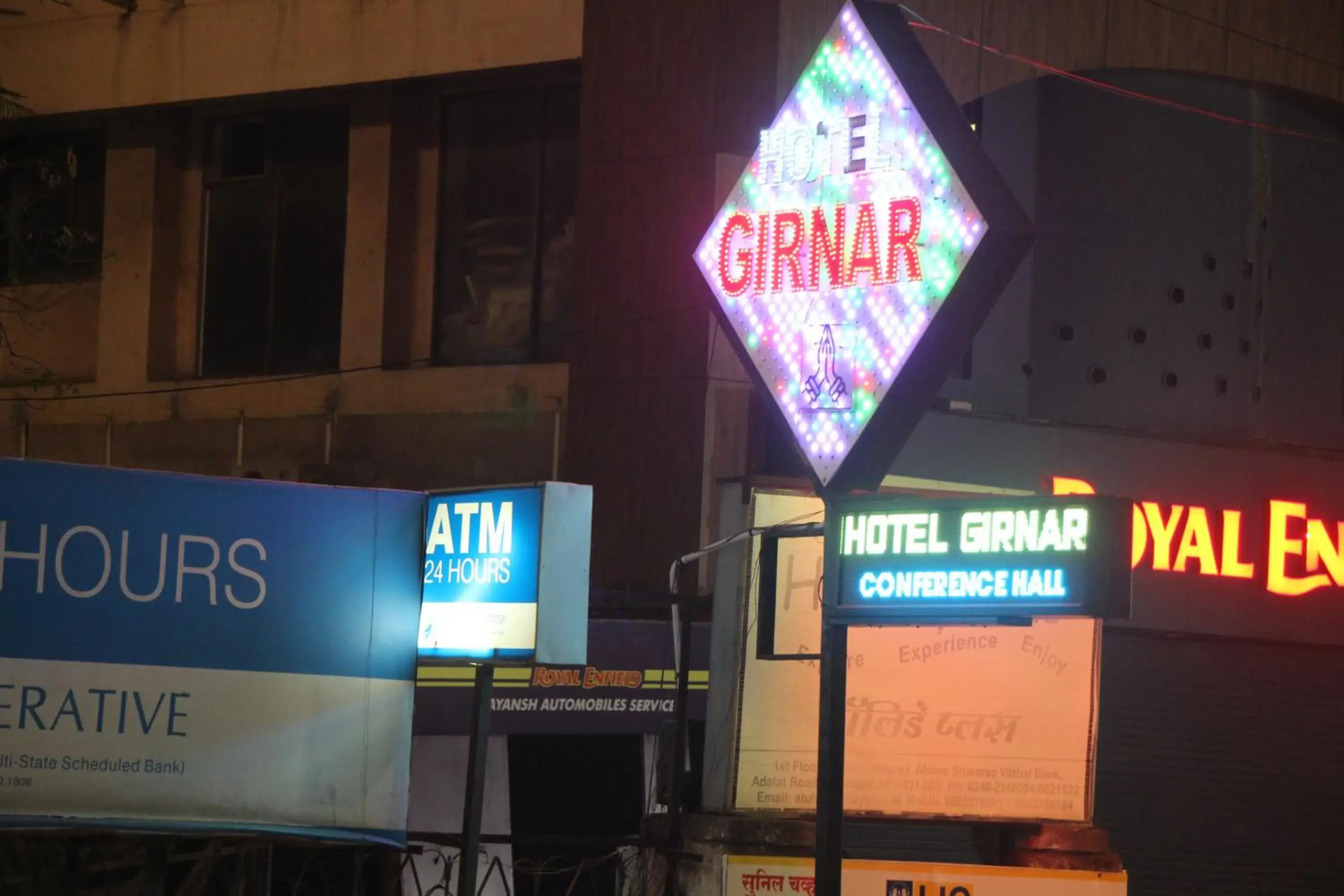 Property Logo/Sign in Hotel Girnar