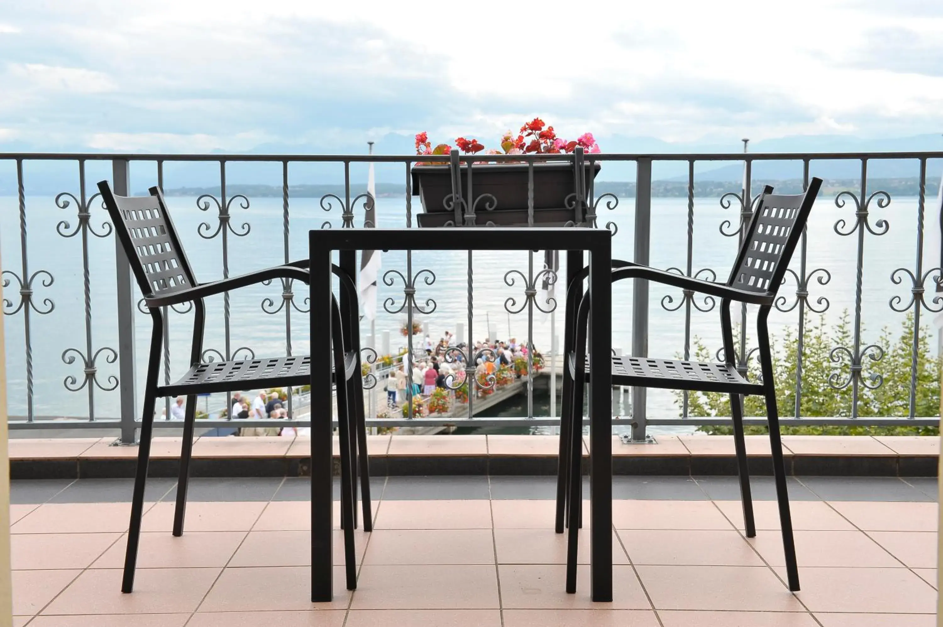 Balcony/Terrace in Hotel Le Rive