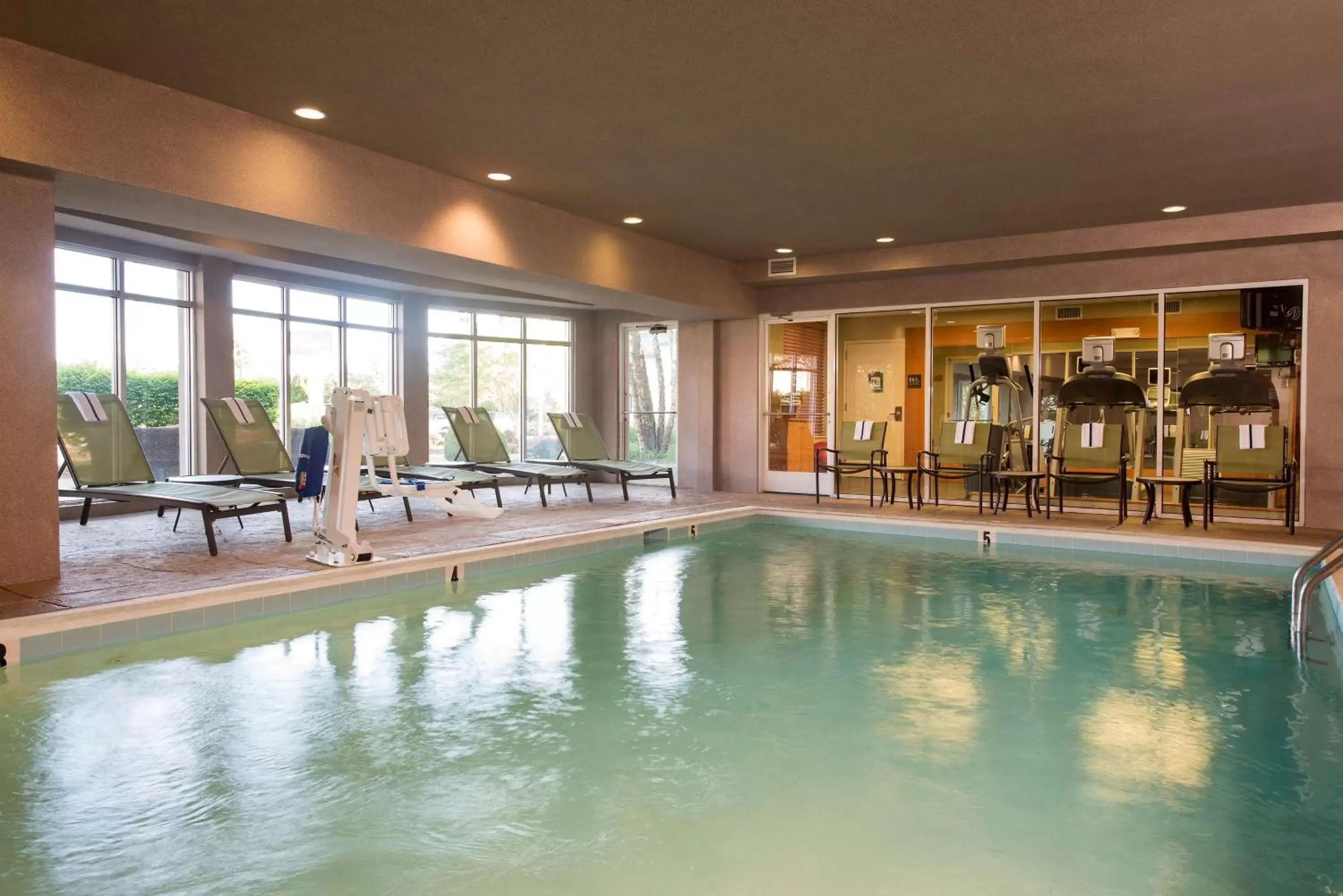 Pool view, Swimming Pool in Hilton Garden Inn Lexington