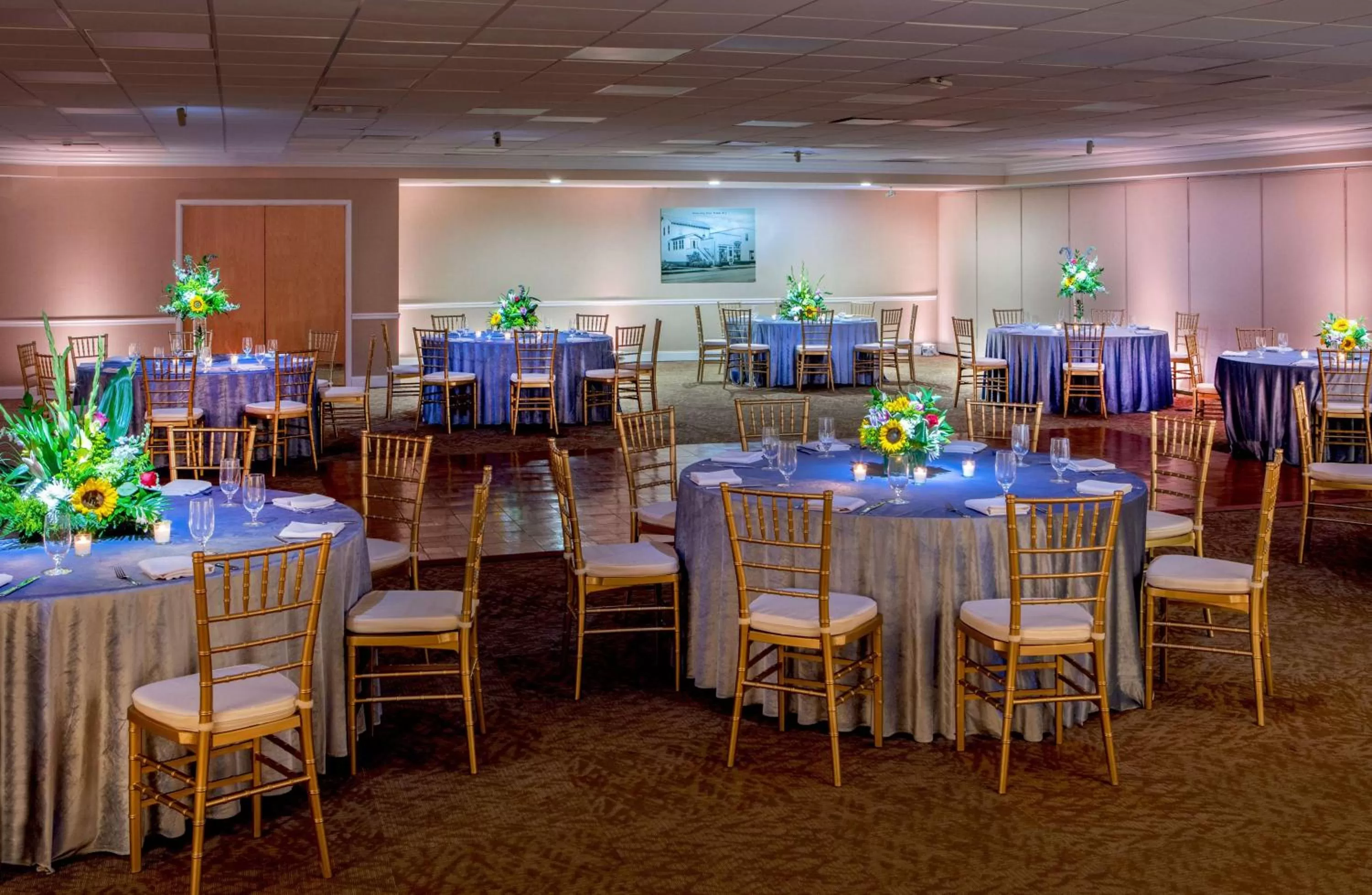 On site in The Claridge Hotel